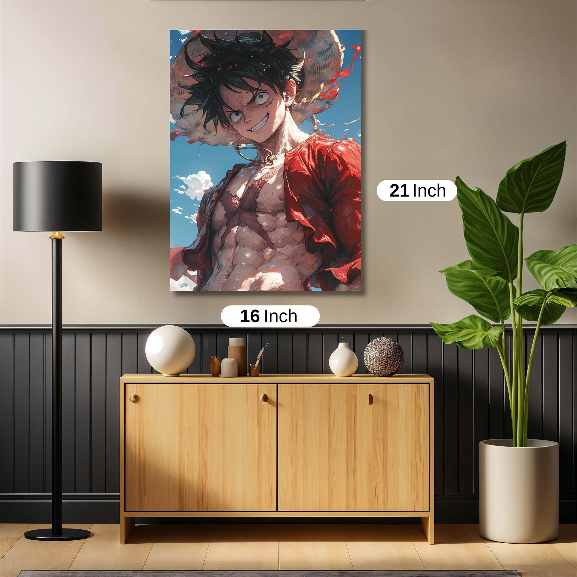 Luffy Radiant Safe Wall Magnetic / M