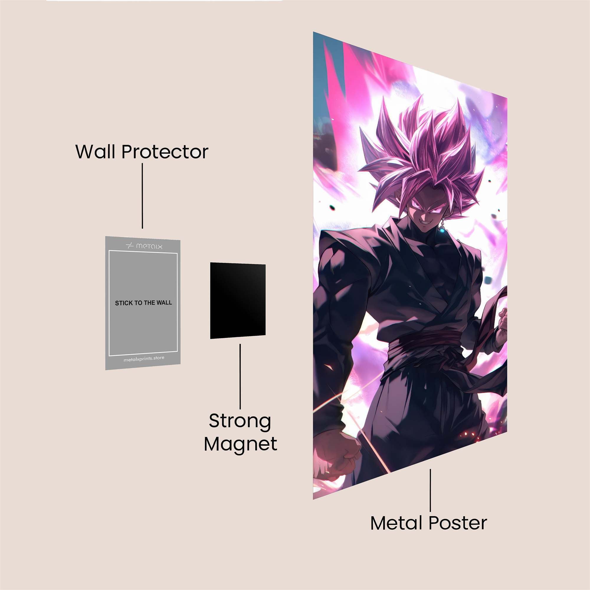 Goku Rage Safe Wall Magnetic / M