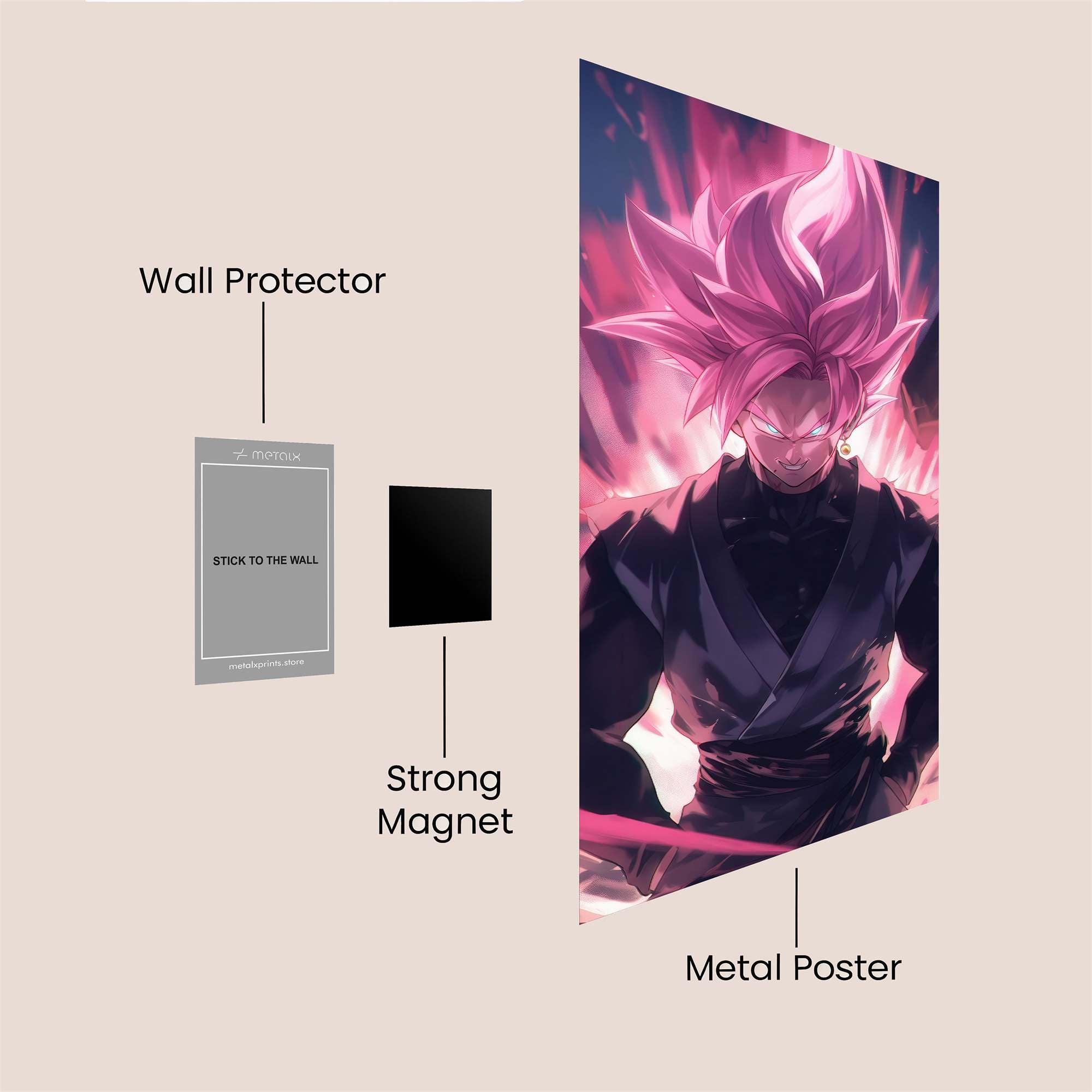 Goku Radiant Safe Wall Magnetic / M