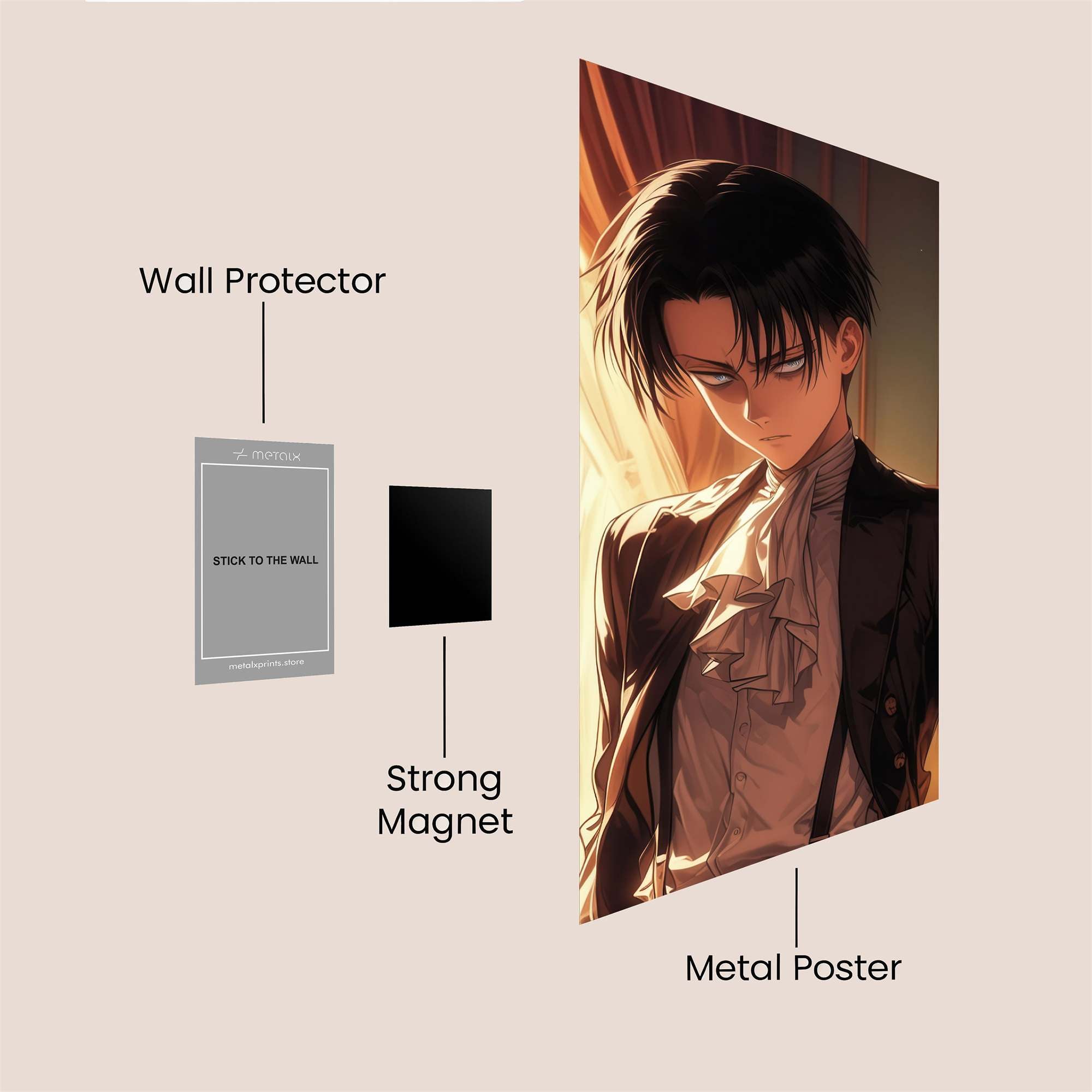 Levi Melancholy Safe Wall Magnetic / M