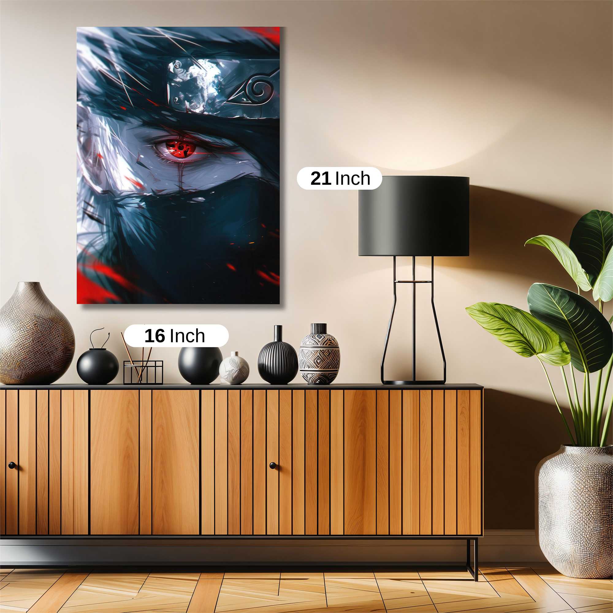 Kakashi Brooding Safe Wall Magnetic / M