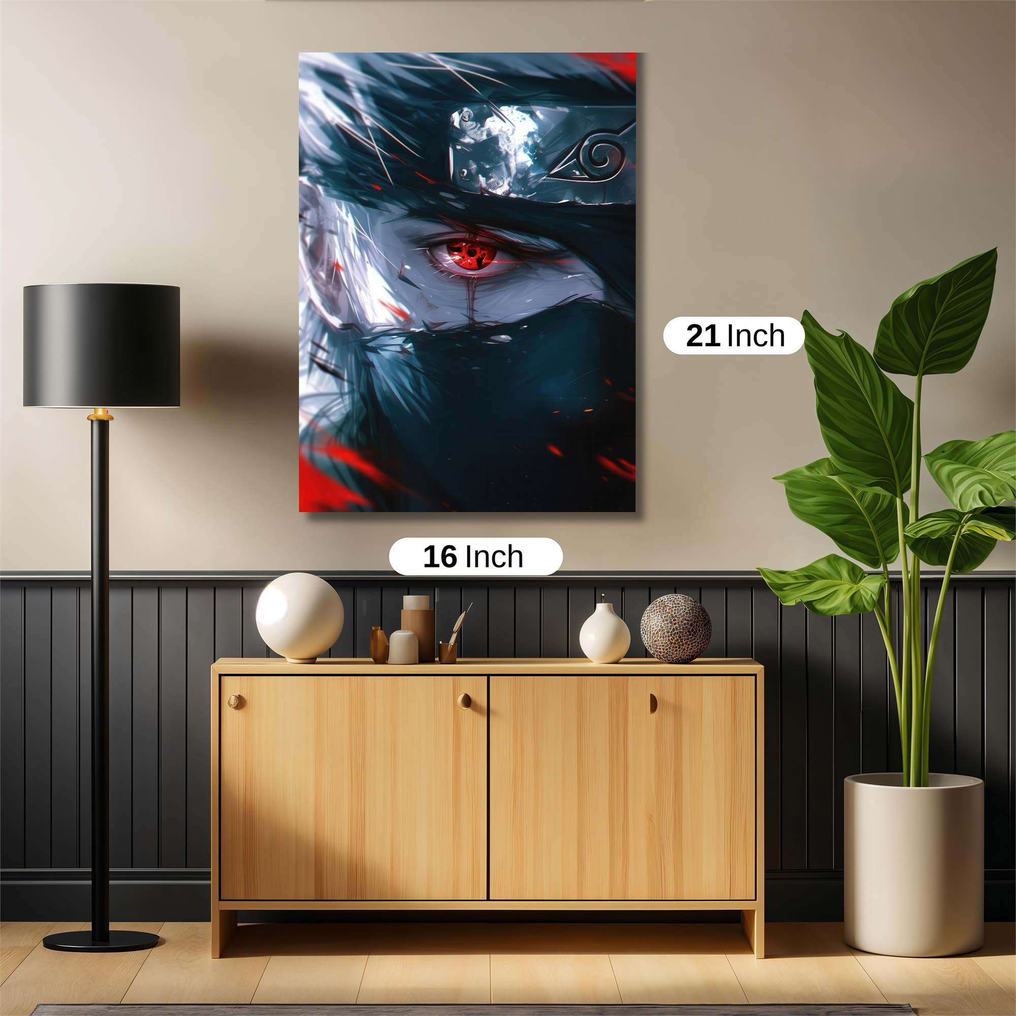 Kakashi Brooding Safe Wall Magnetic / M