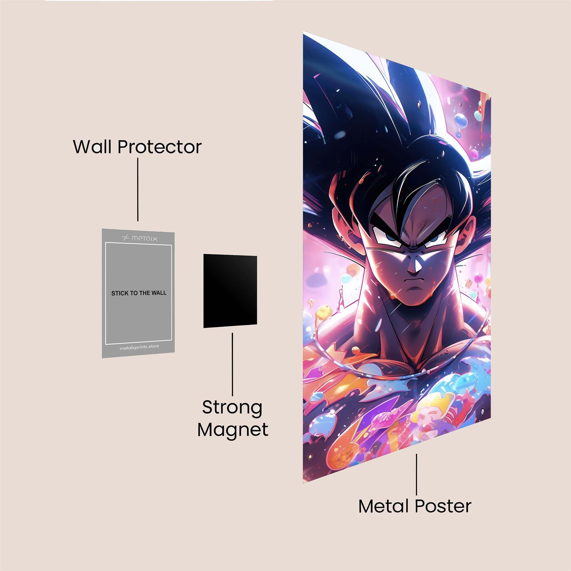 Goku Radiant Safe Wall Magnetic / M