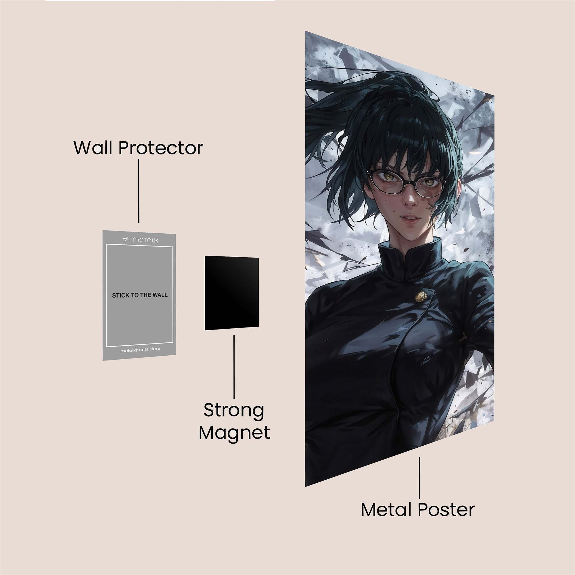 Makima Menace Safe Wall Magnetic / M