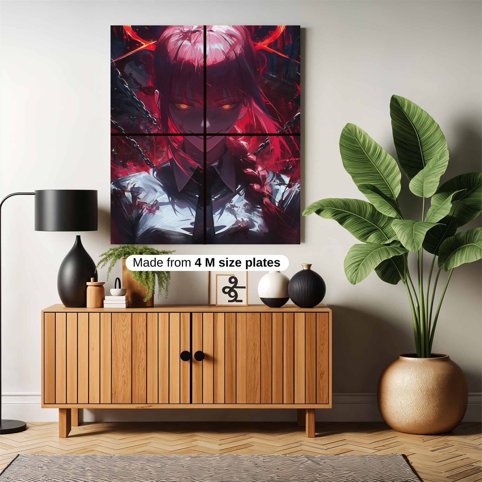 Demon Smirk Safe Wall Magnetic / M