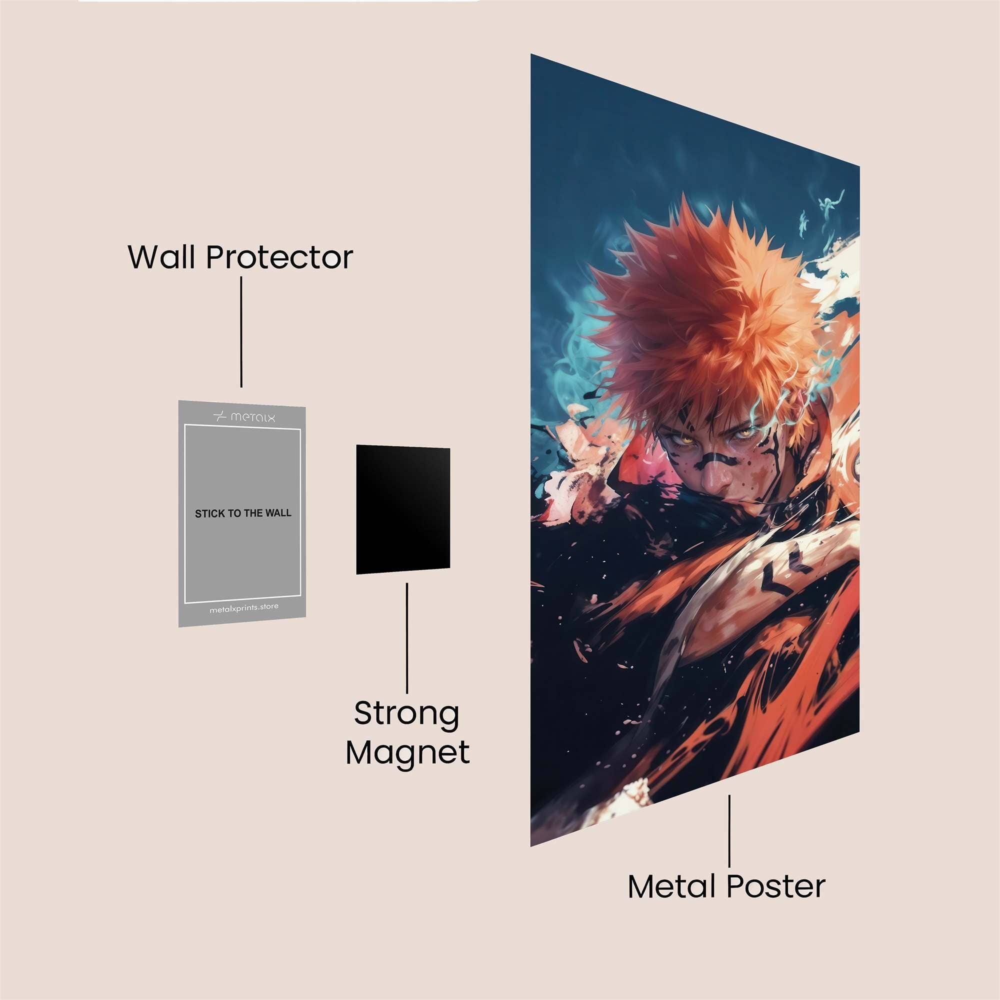 Akira Explosive Safe Wall Magnetic / M