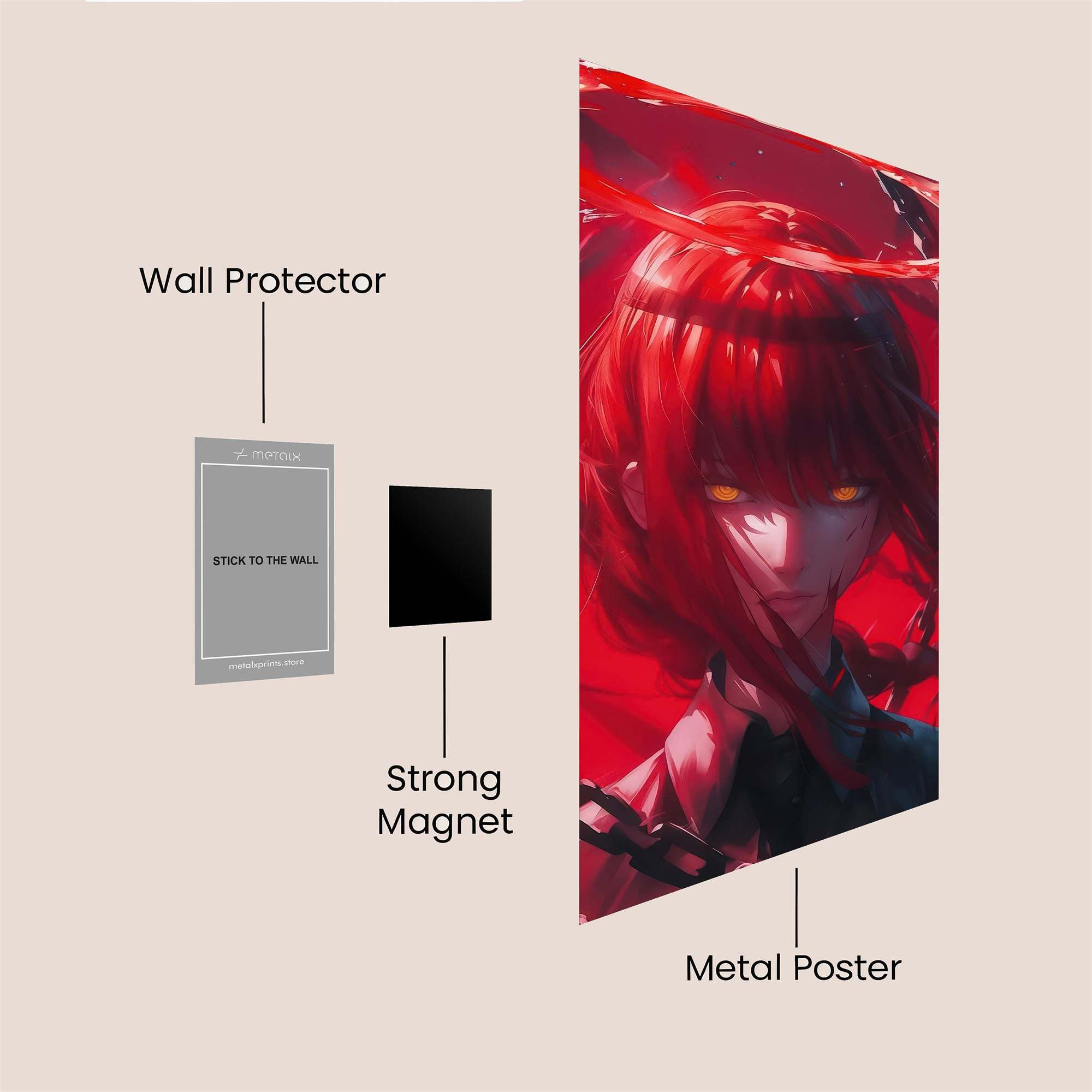 Hellish Wrath Safe Wall Magnetic / M