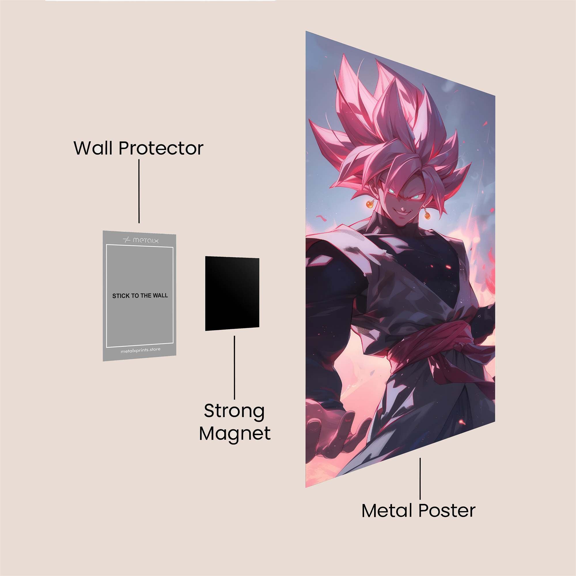Goku Radiant Safe Wall Magnetic / M