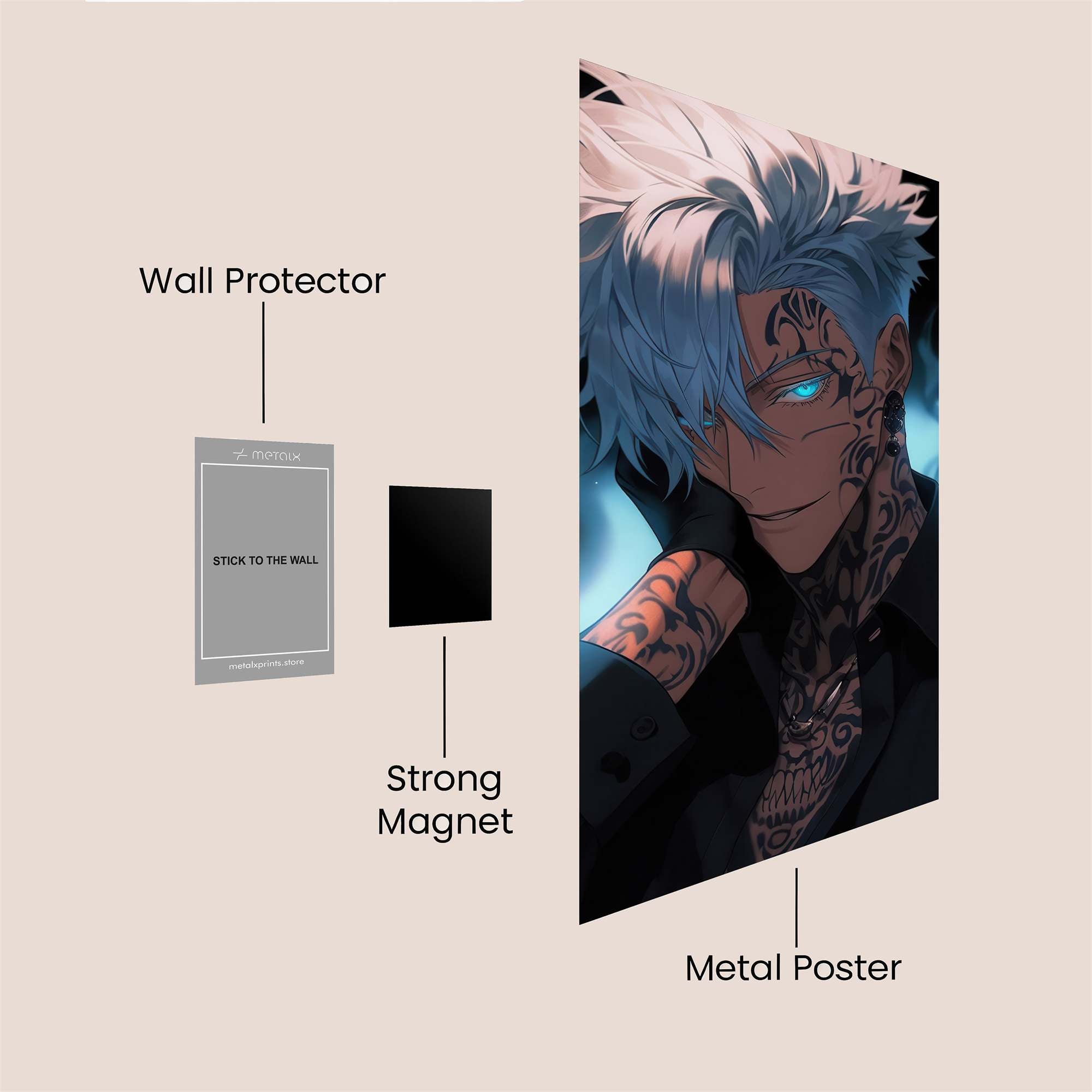 Jujutsu Mystic Safe Wall Magnetic / M