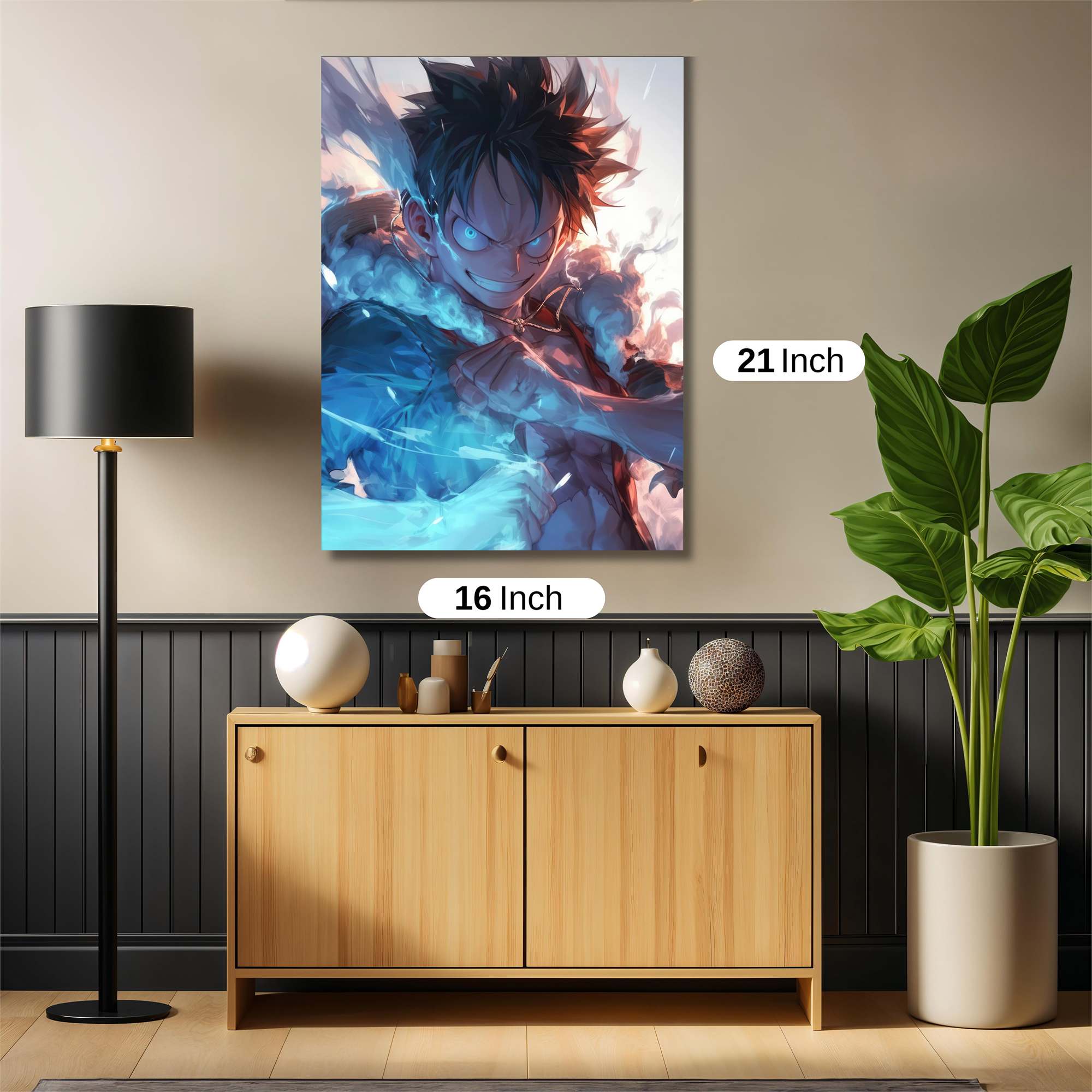 Luffy Radiant Safe Wall Magnetic / M