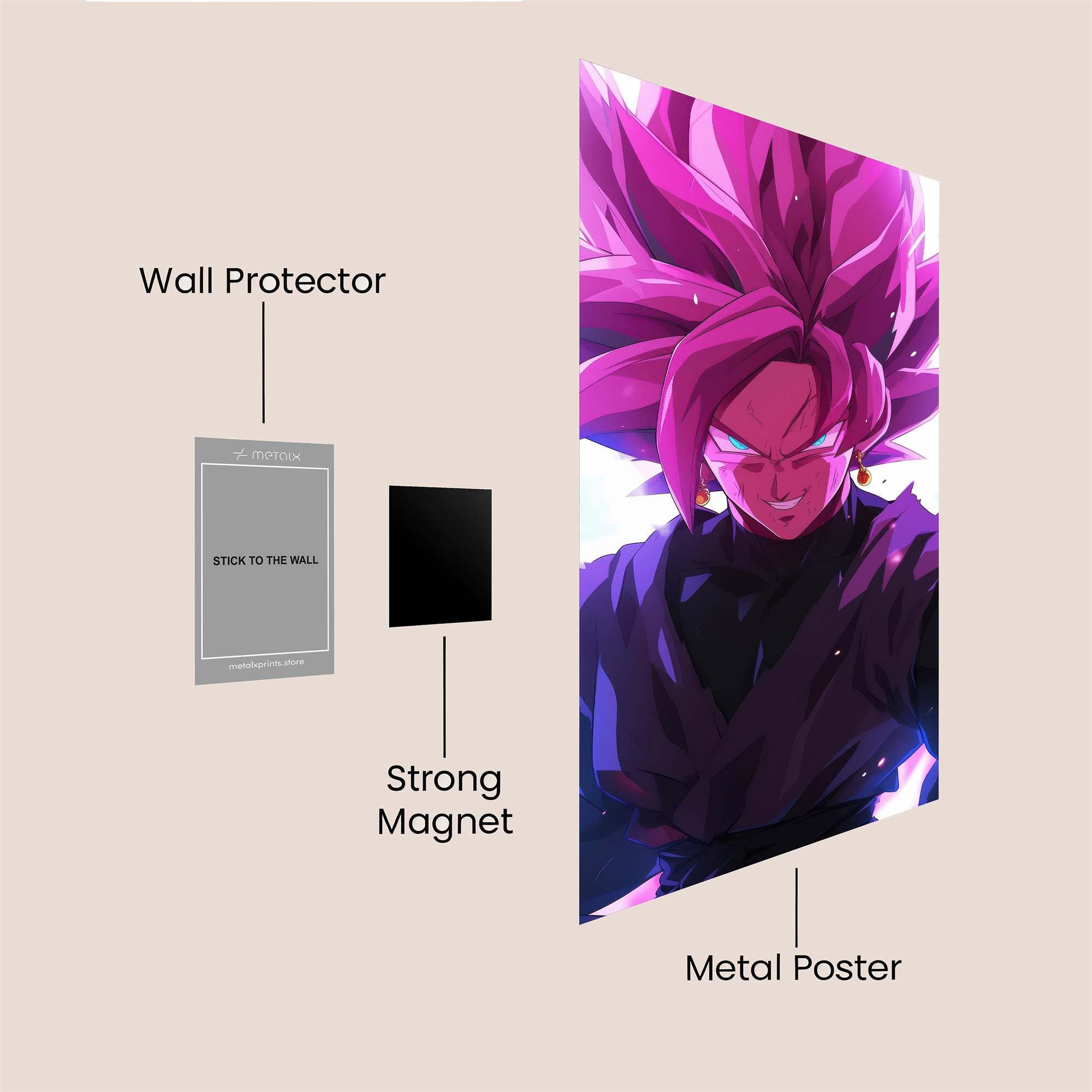 Goku Radiant Safe Wall Magnetic / M