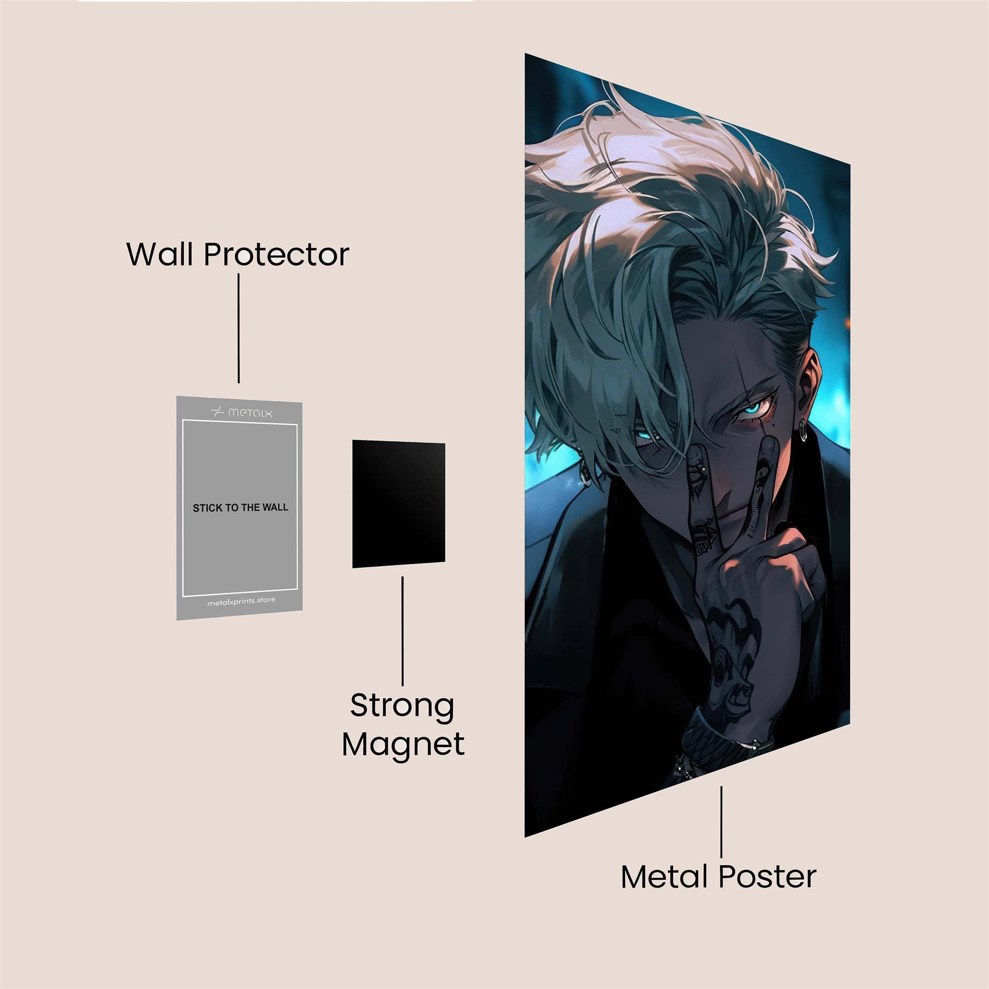 Mystic Rebel Safe Wall Magnetic / M