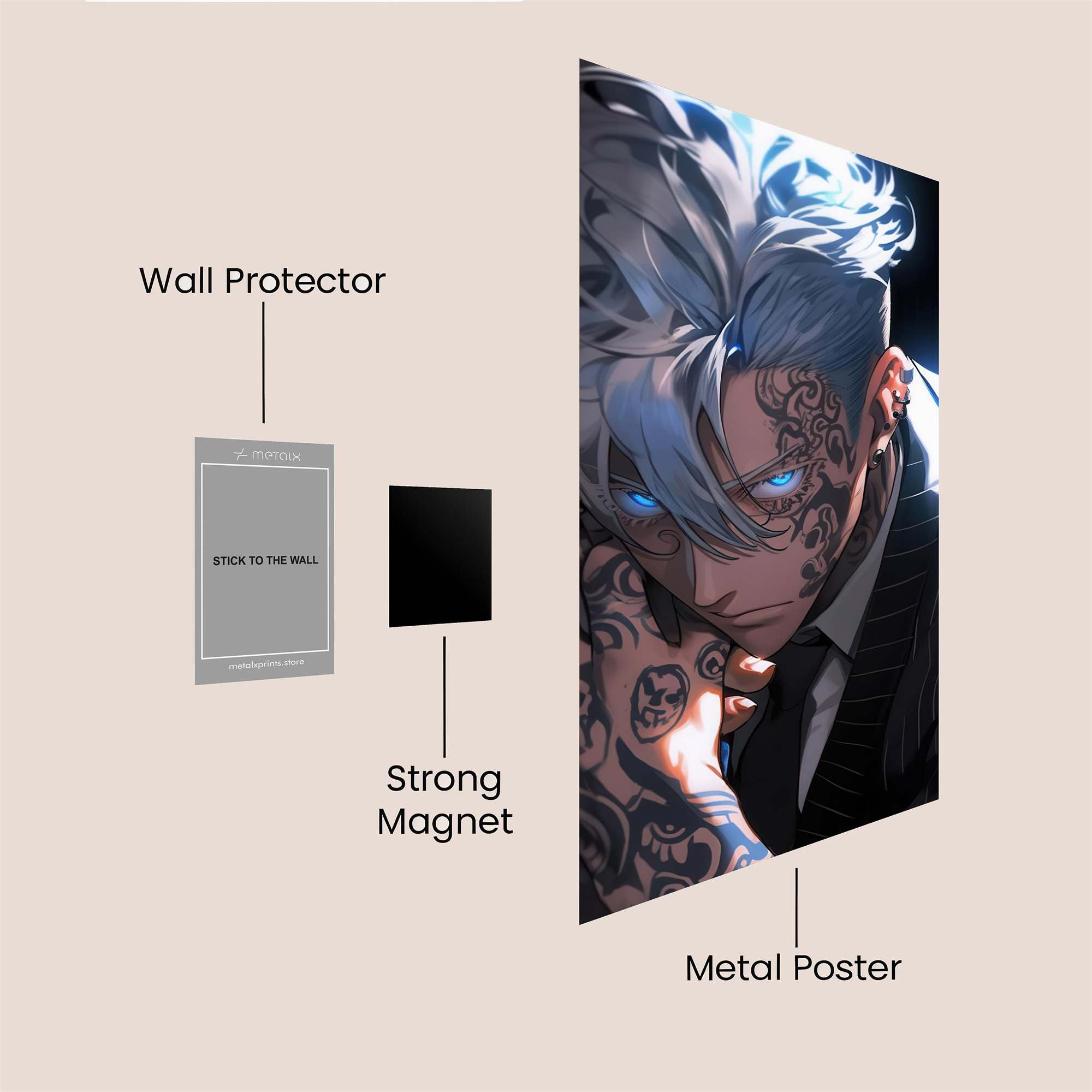 Frosty Rebel Safe Wall Magnetic / M