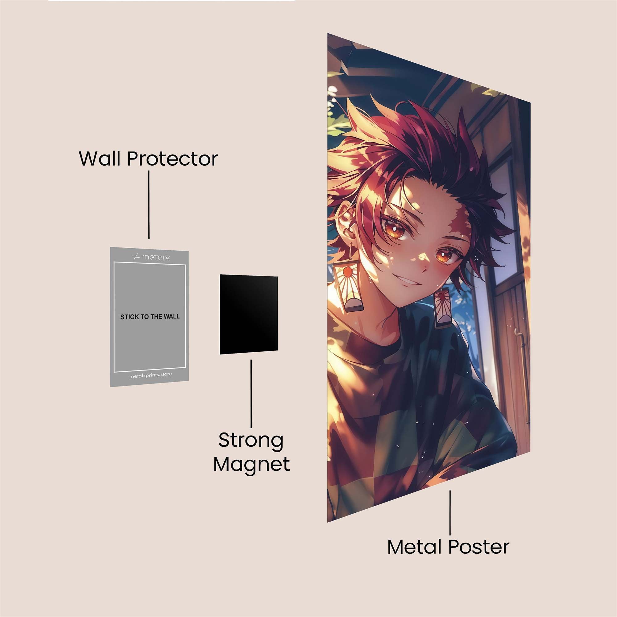 Tanjiro Tranquil Safe Wall Magnetic / M