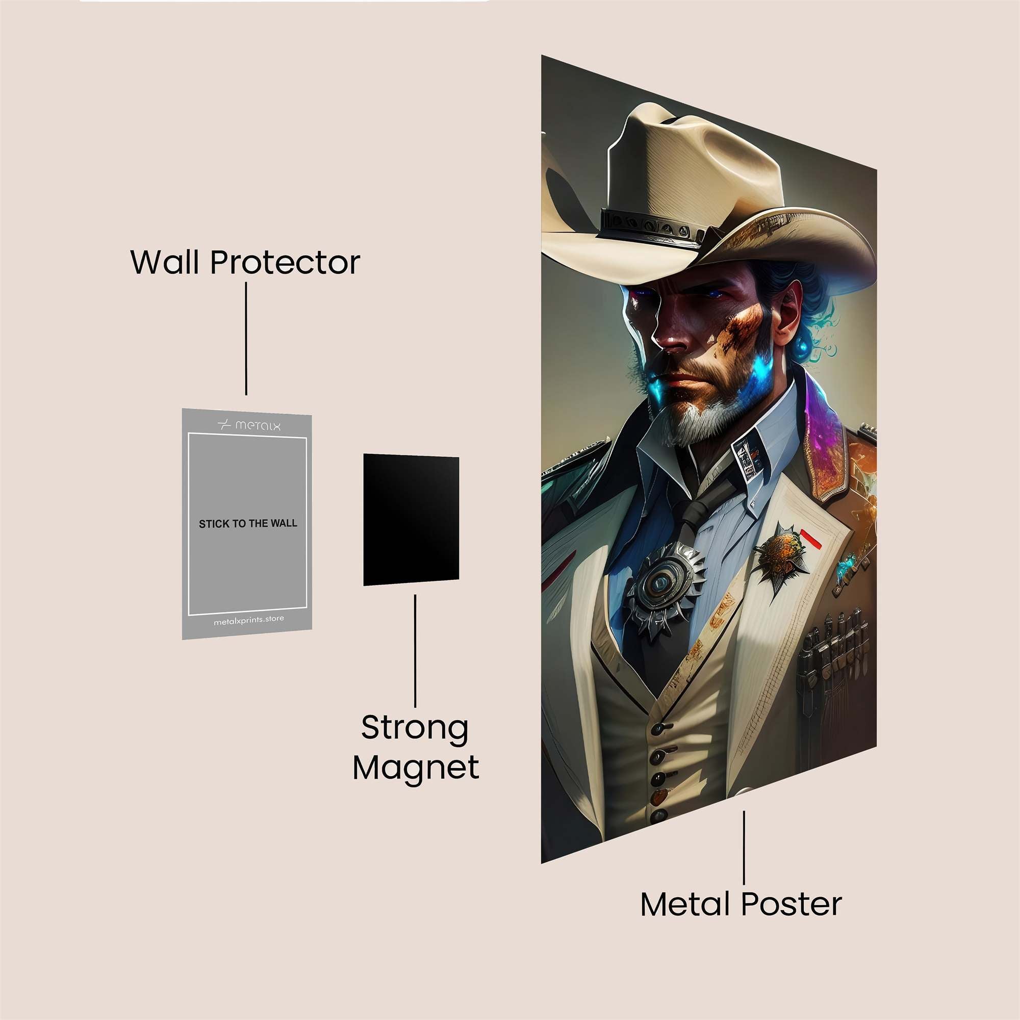 Sheriff Radiant Safe Wall Magnetic / M