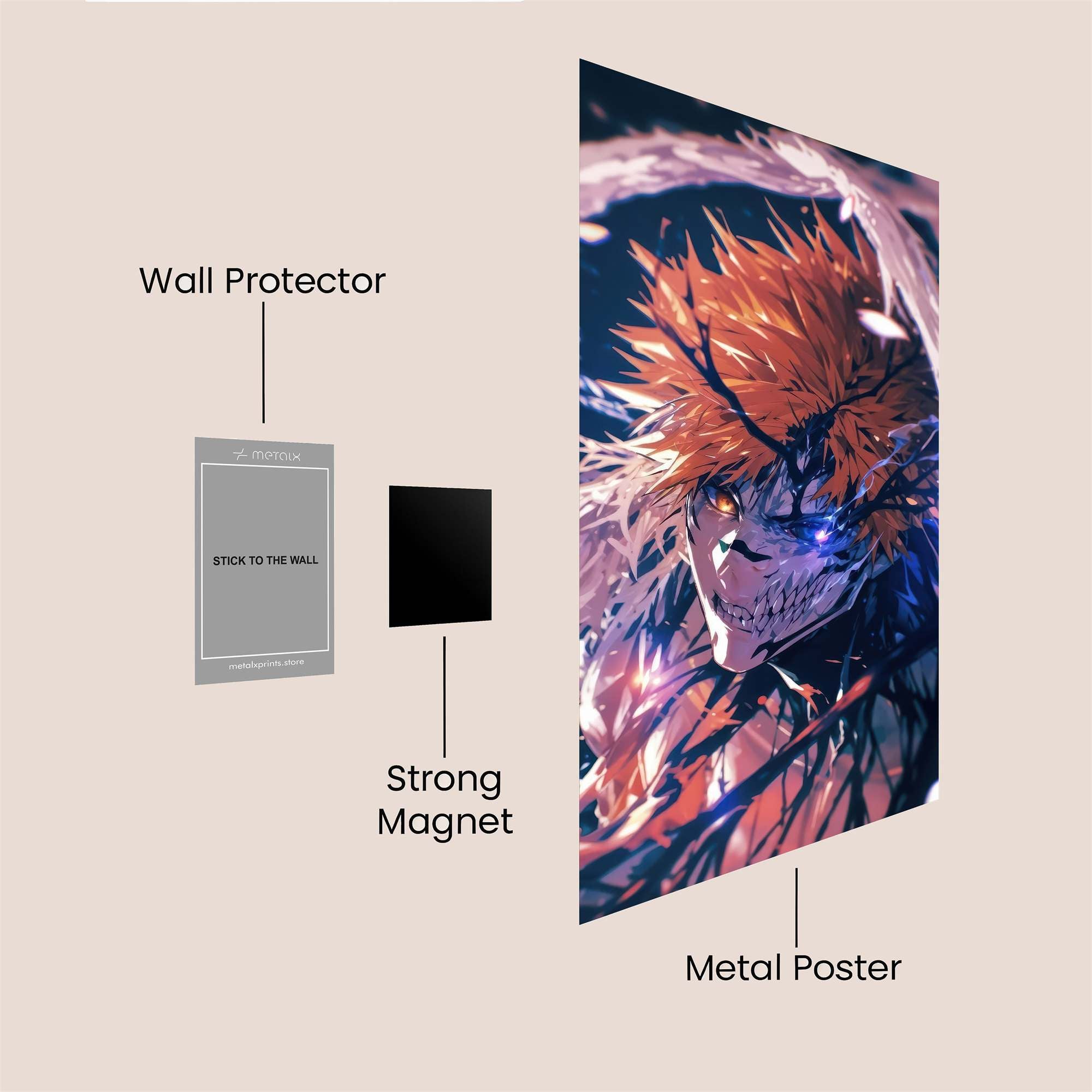 Demon Blossom Safe Wall Magnetic / M