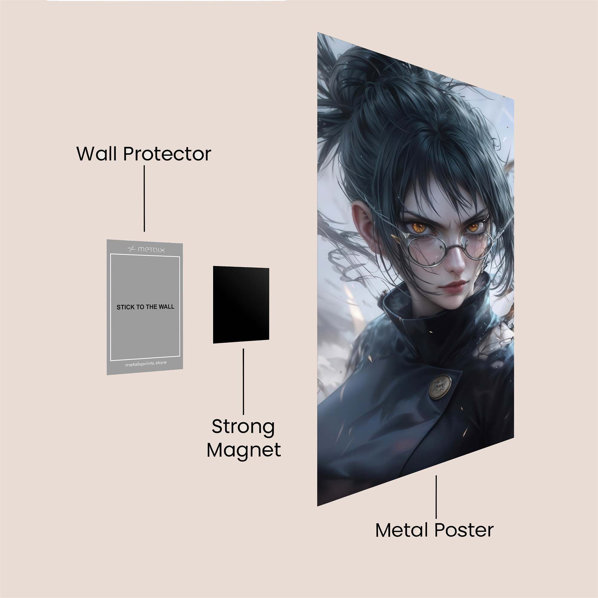 Maki Menace Safe Wall Magnetic / M