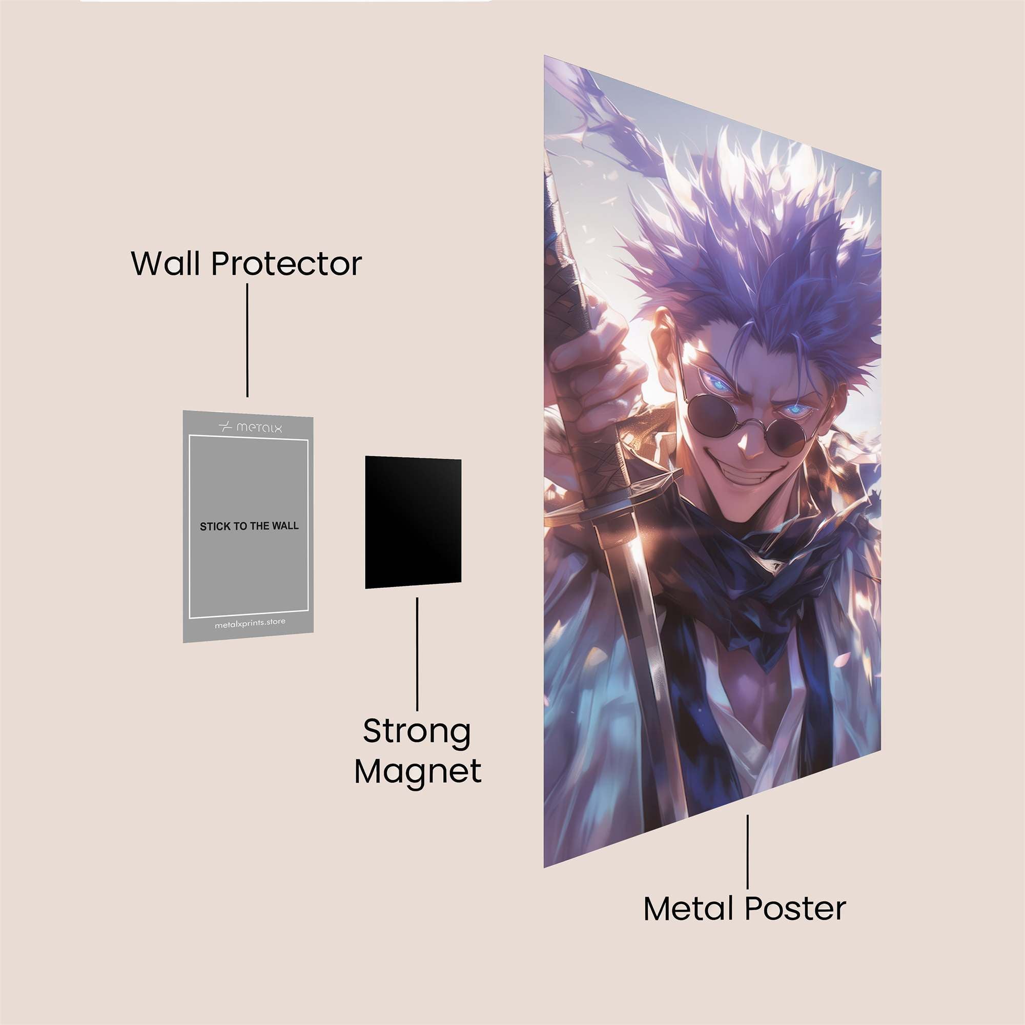 Sukuna Radiant Safe Wall Magnetic / M