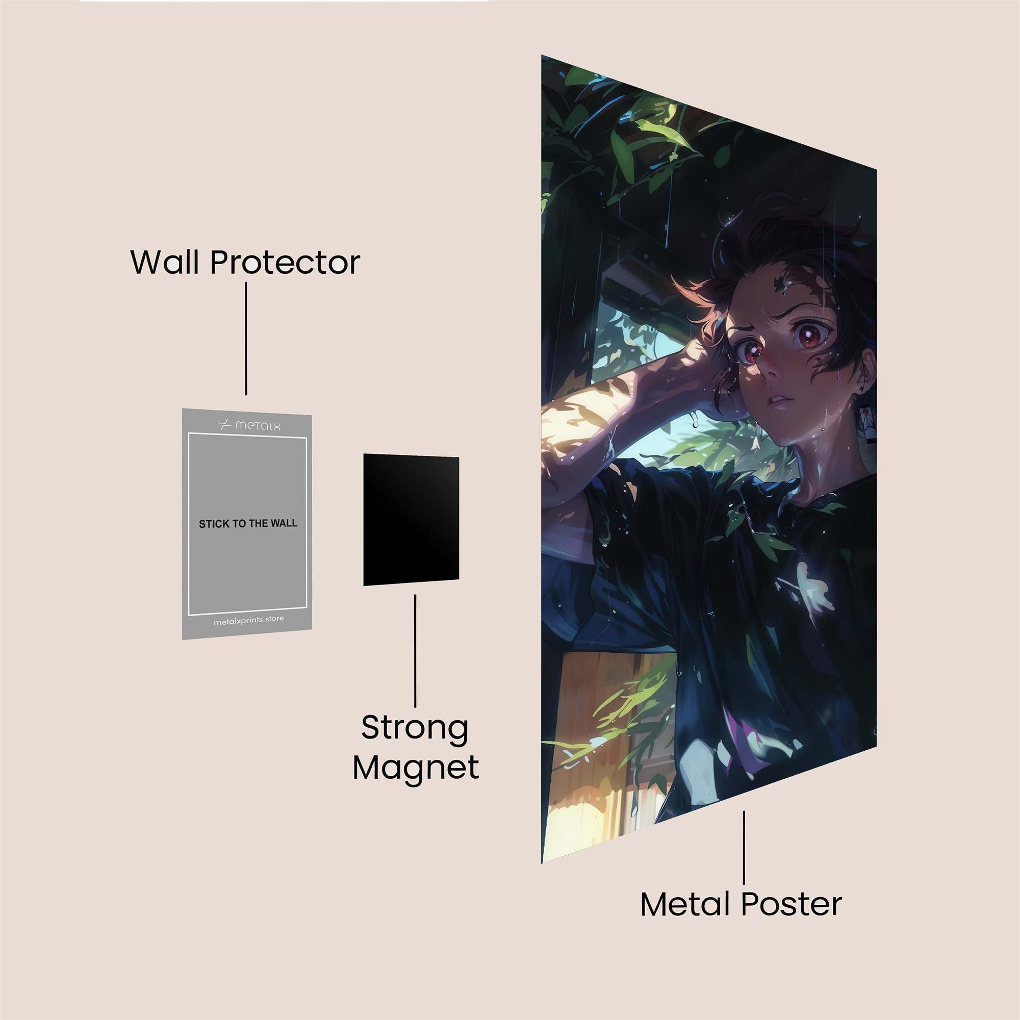 Tanjiro Tranquil Safe Wall Magnetic / M