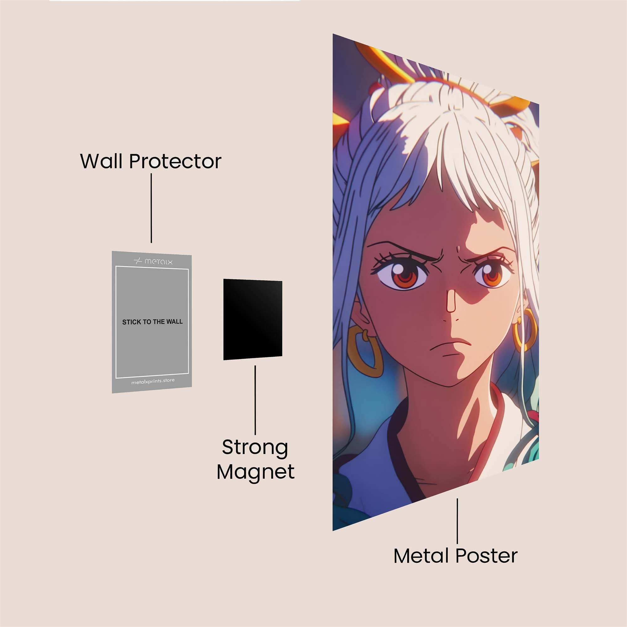 Nefertari Regal Safe Wall Magnetic / M