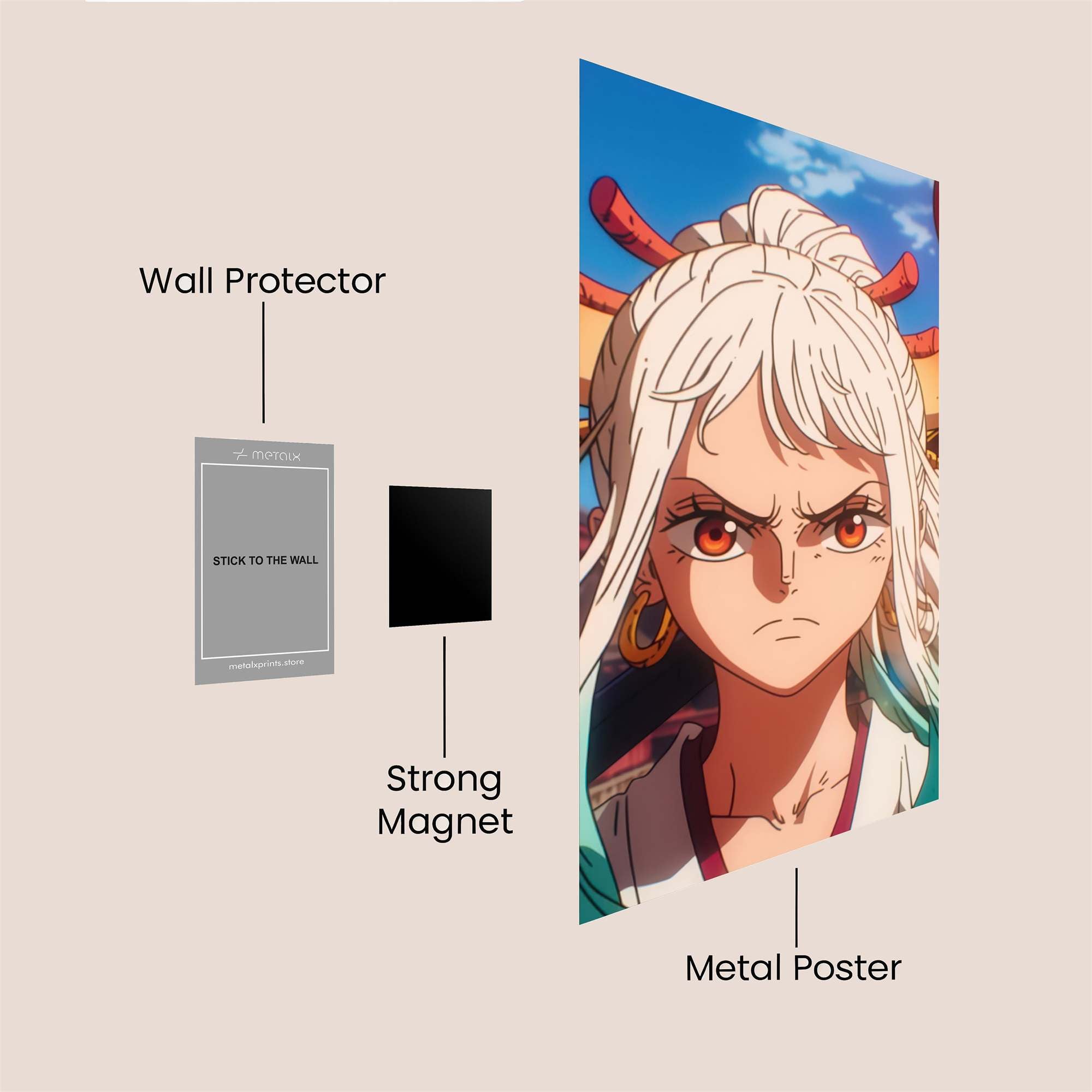 Yamato Fierce Safe Wall Magnetic / M