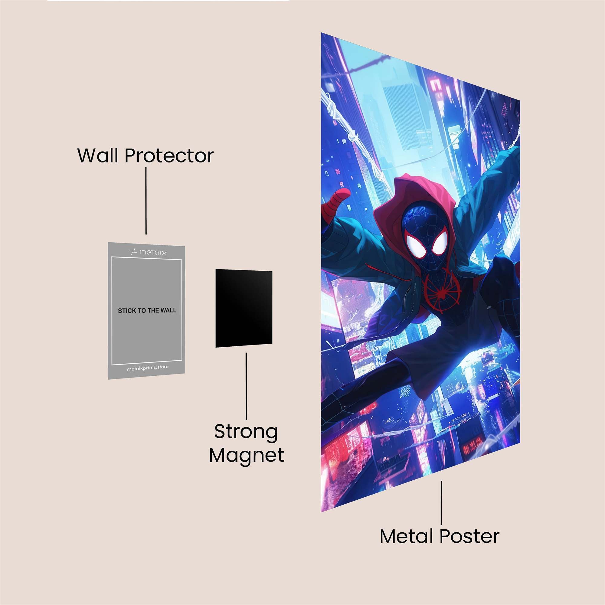 Spider Radiant Safe Wall Magnetic / M
