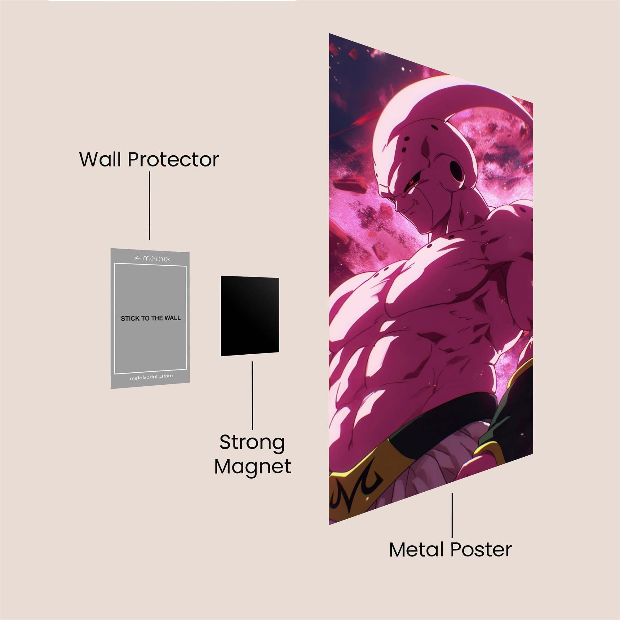 Beerus Majestic Safe Wall Magnetic / M