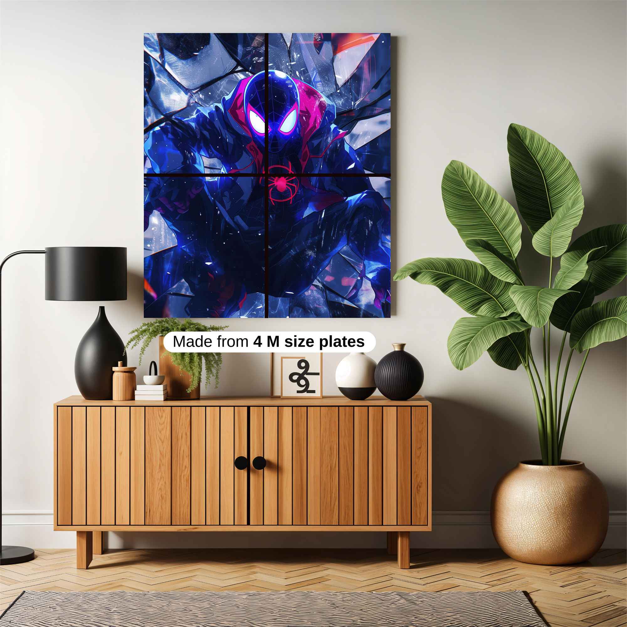 Spider Shattered Safe Wall Magnetic / M