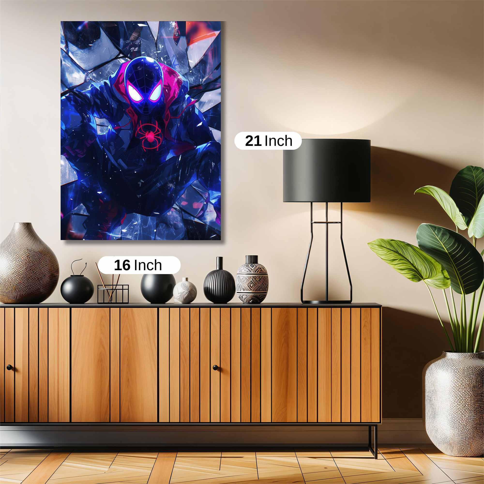Spider Shattered Safe Wall Magnetic / M