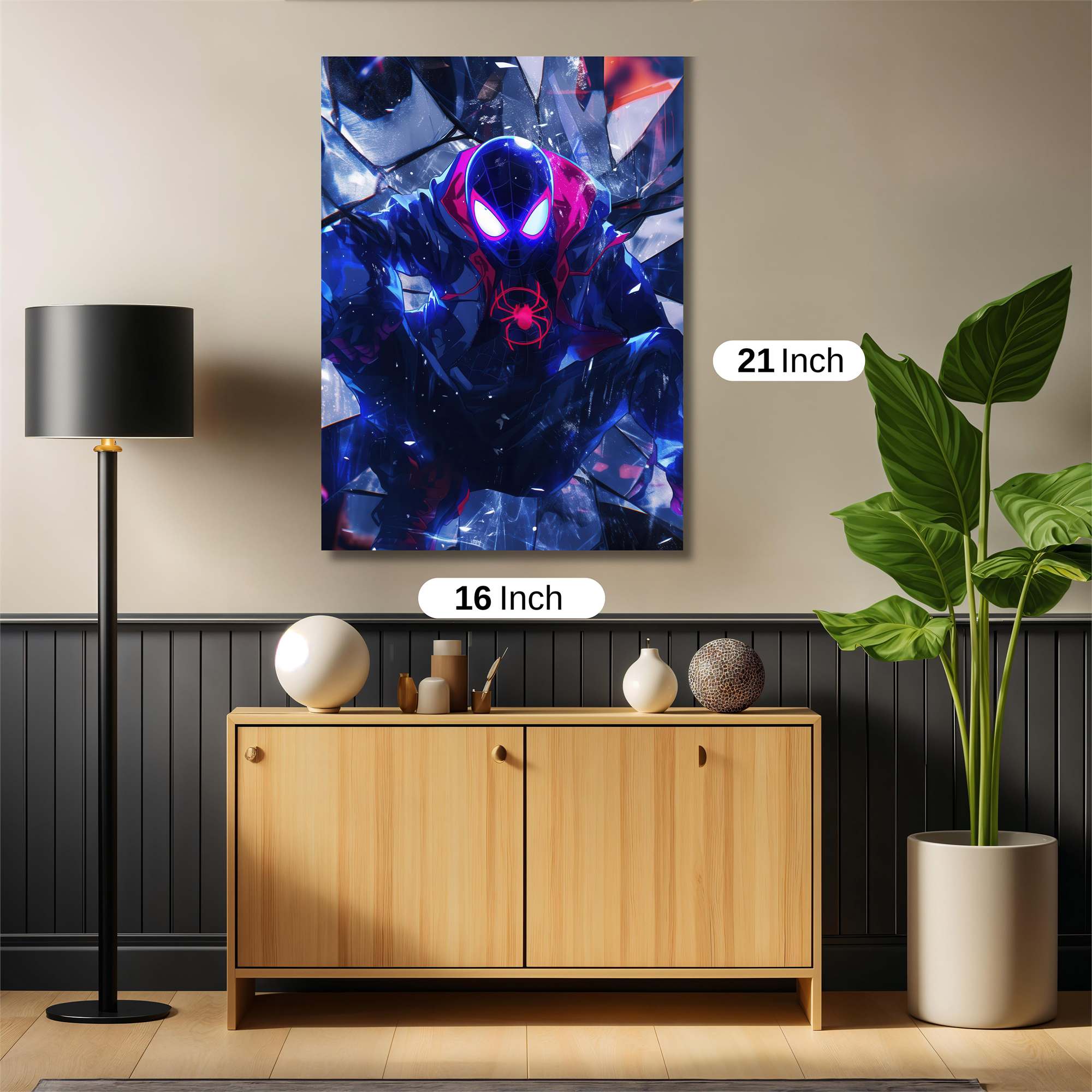 Spider Shattered Safe Wall Magnetic / M
