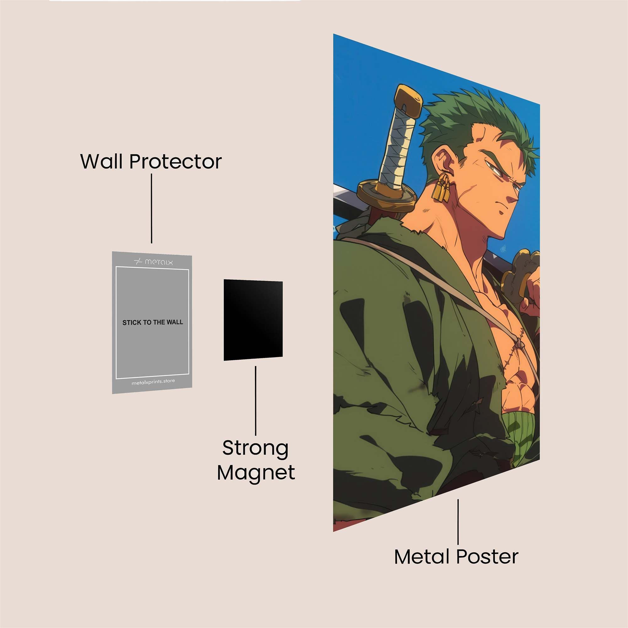 Zoro Resolute Safe Wall Magnetic / M