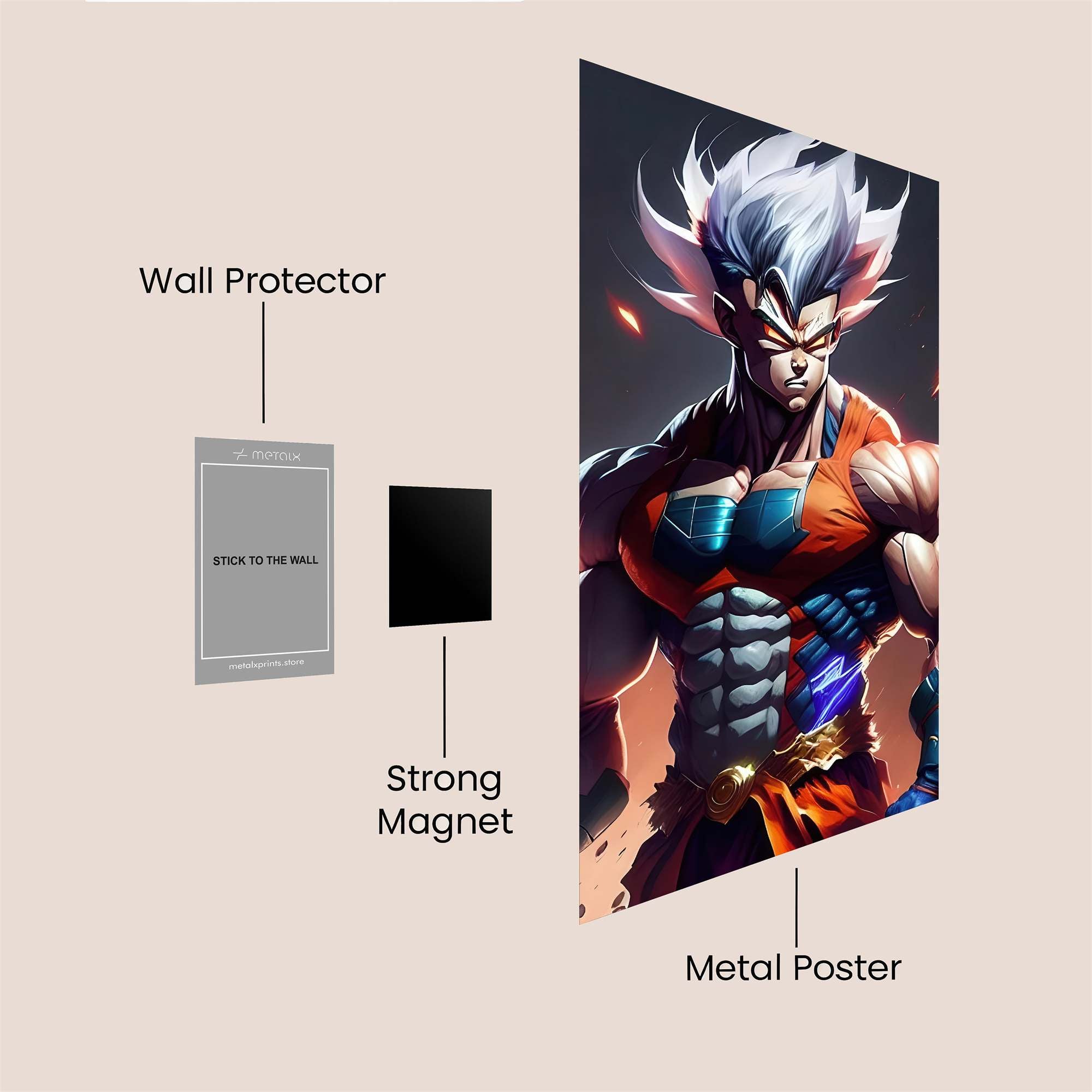 Goku Majestic Safe Wall Magnetic / M