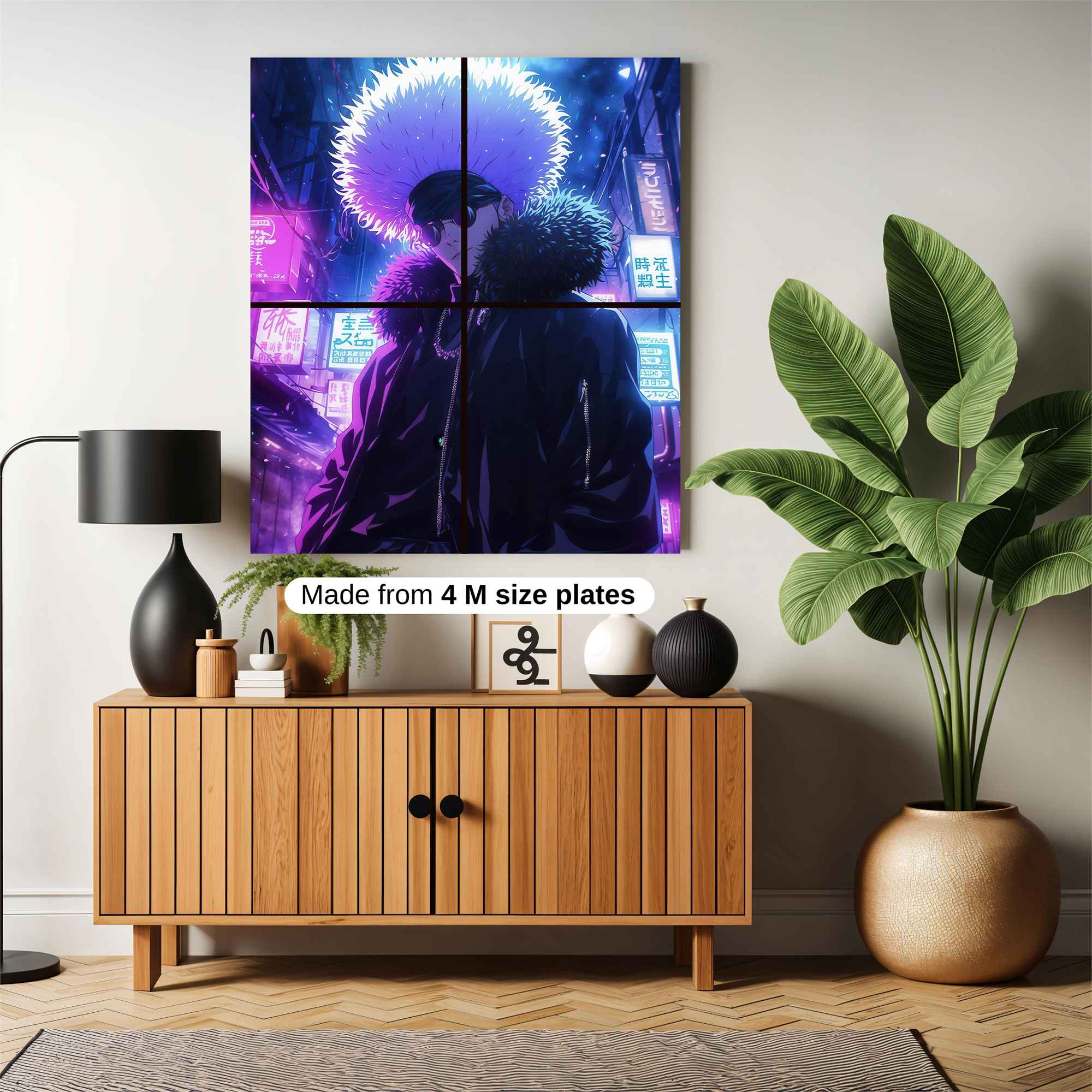 Neon Samurai Safe Wall Magnetic / M