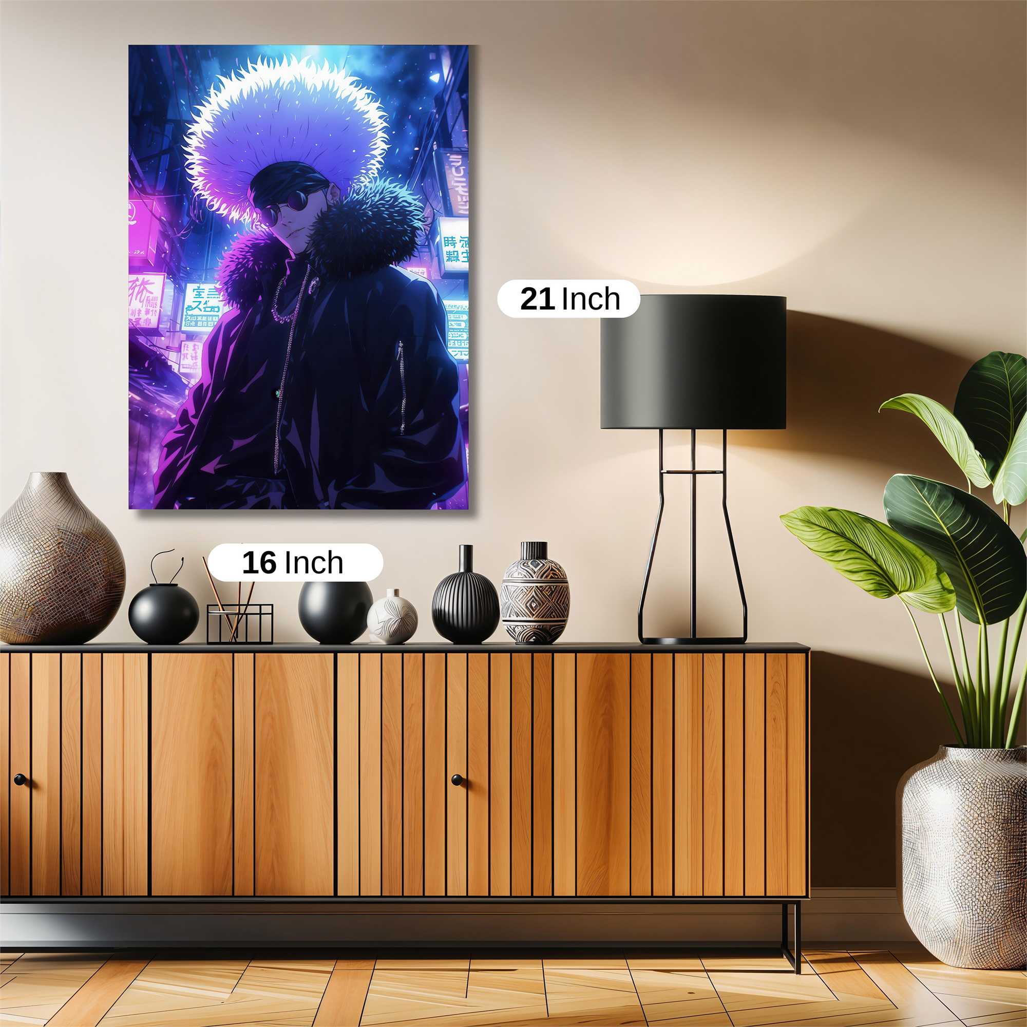 Neon Samurai Safe Wall Magnetic / M