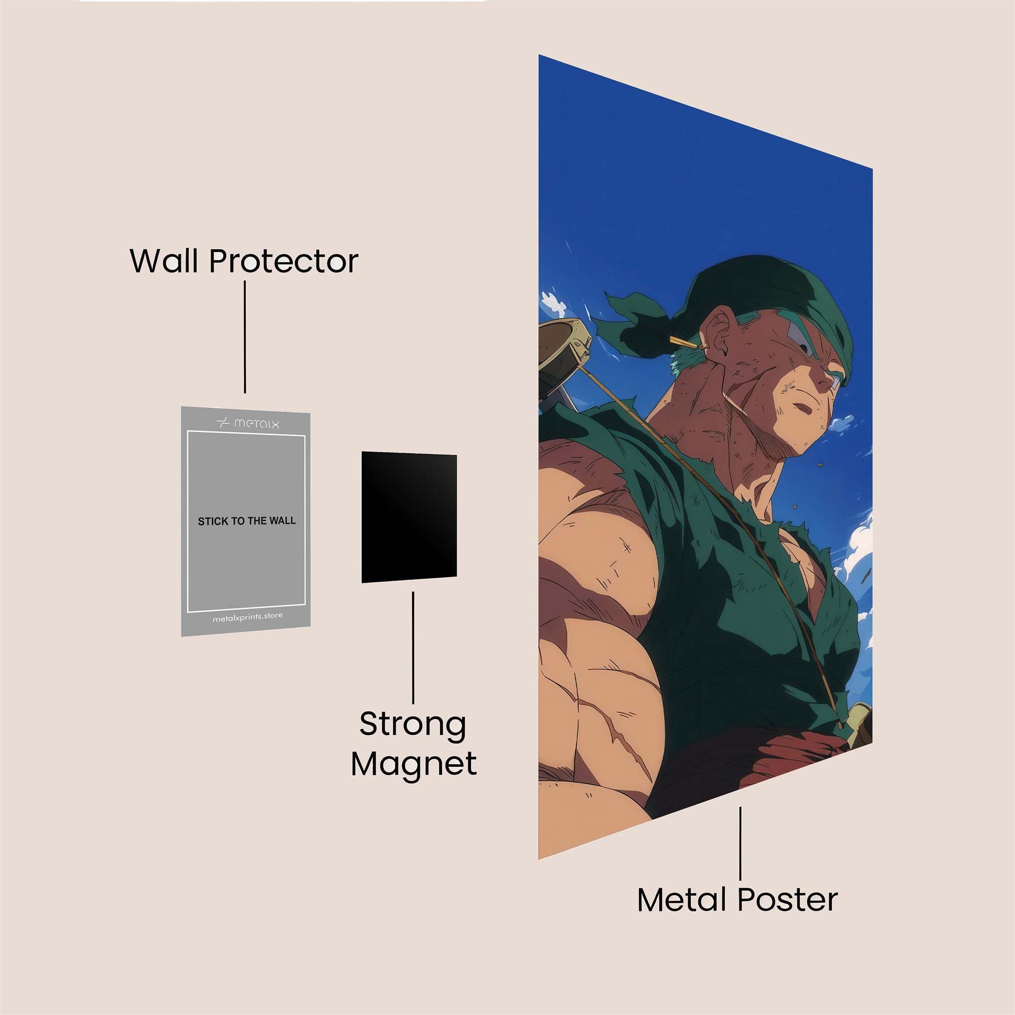 Roronoa Resolute Safe Wall Magnetic / M