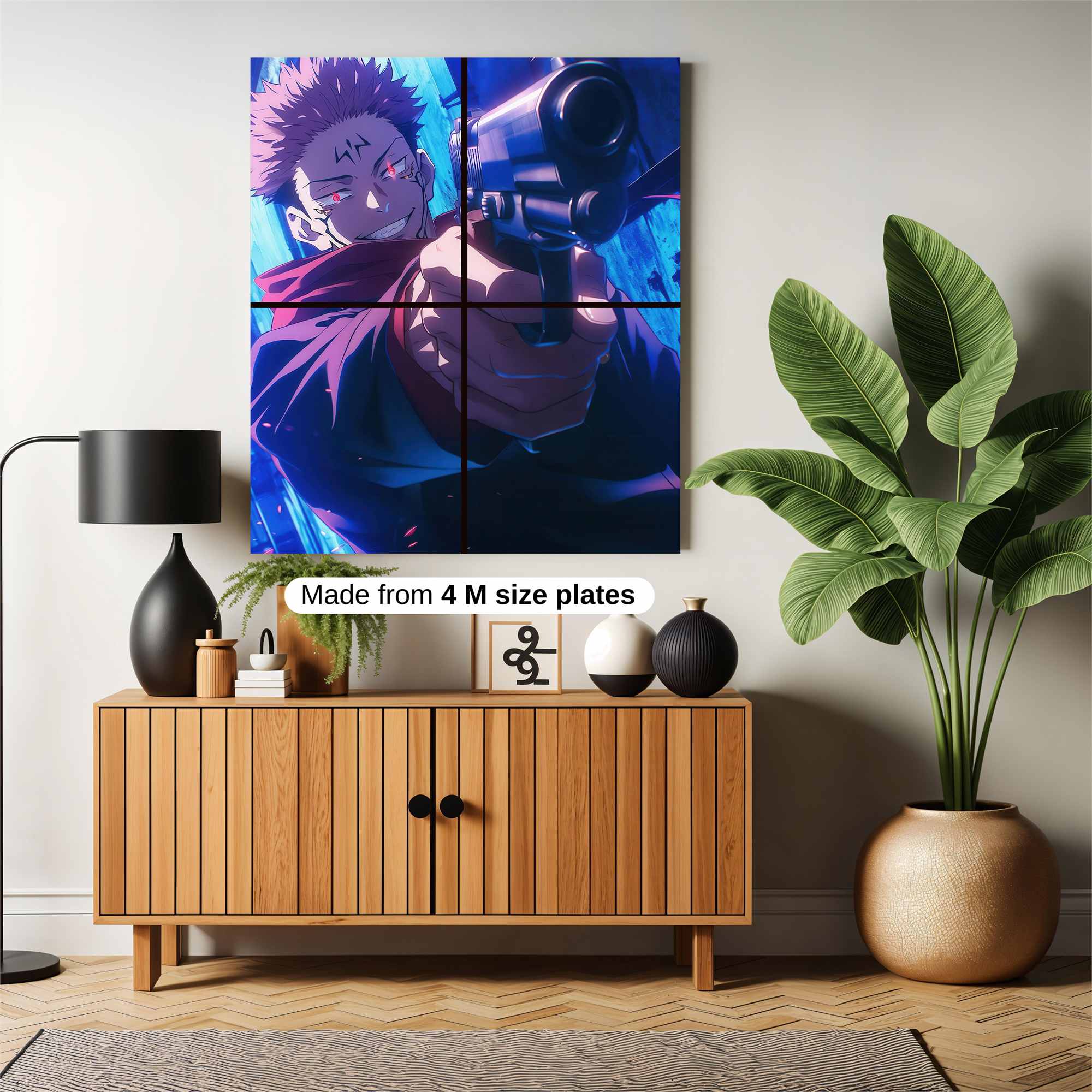 Sukuna Sinister Safe Wall Magnetic / M