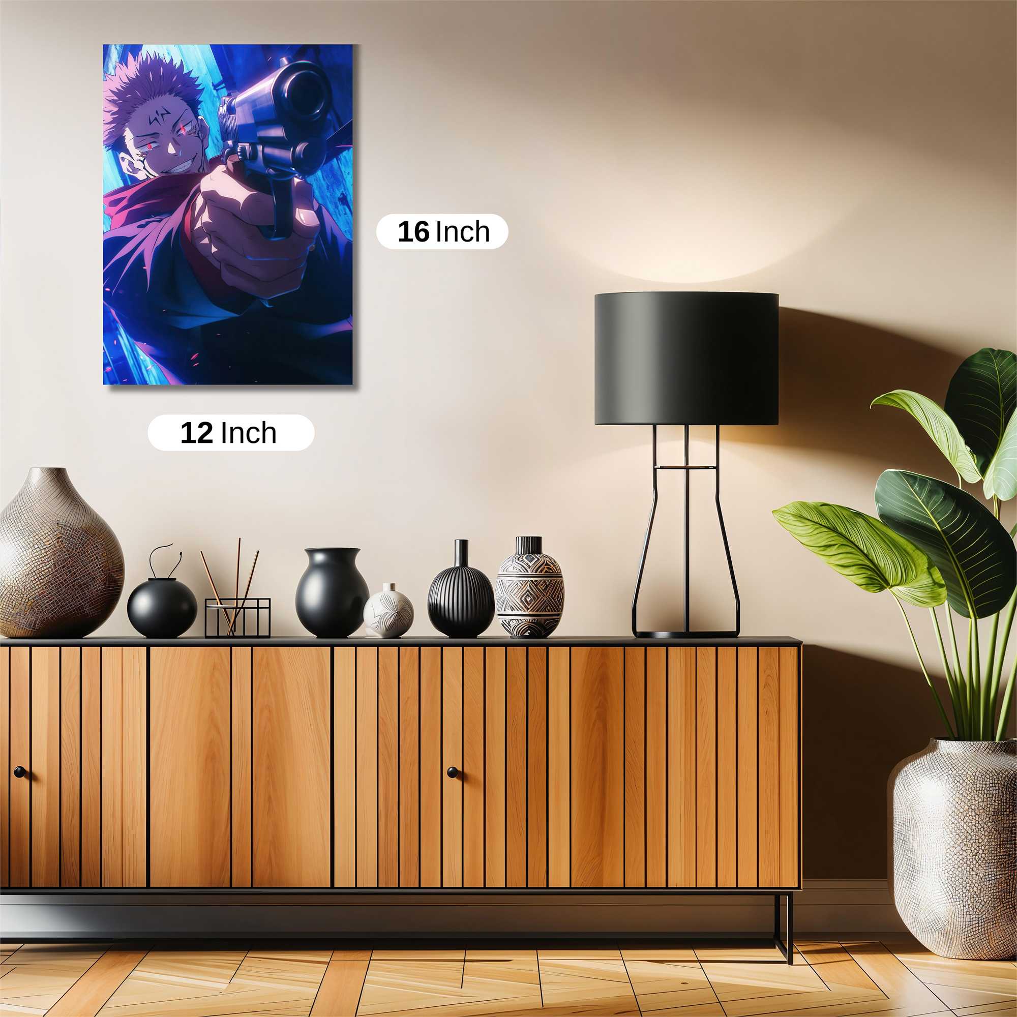 Sukuna Sinister Safe Wall Magnetic / M