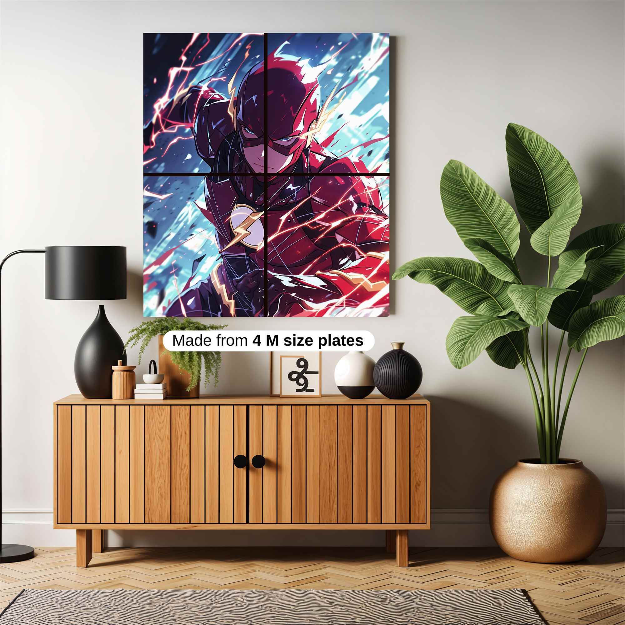 Flash Dazzling Safe Wall Magnetic / M