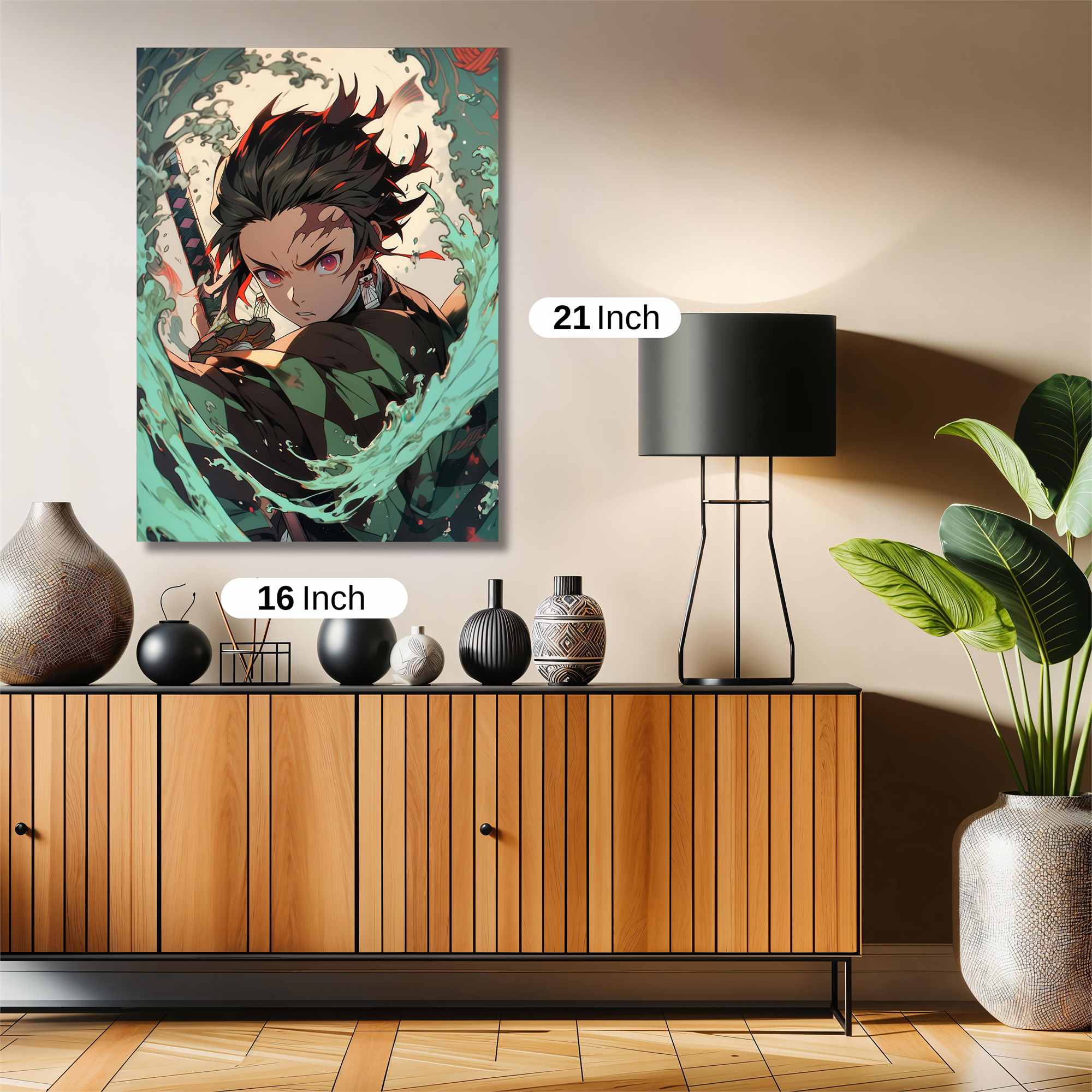 Tanjiro Triumphant Safe Wall Magnetic / M