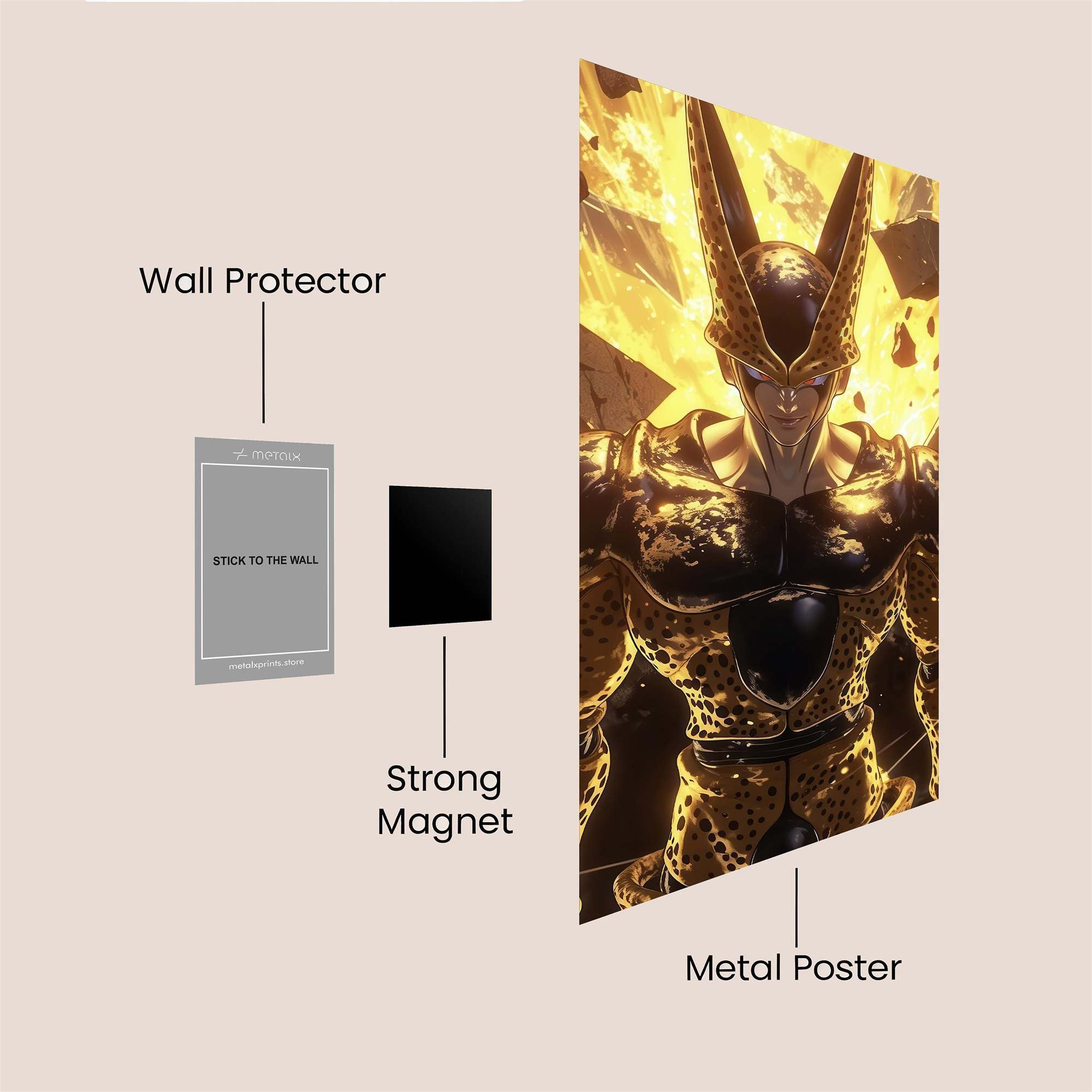 Cell Radiant Safe Wall Magnetic / M