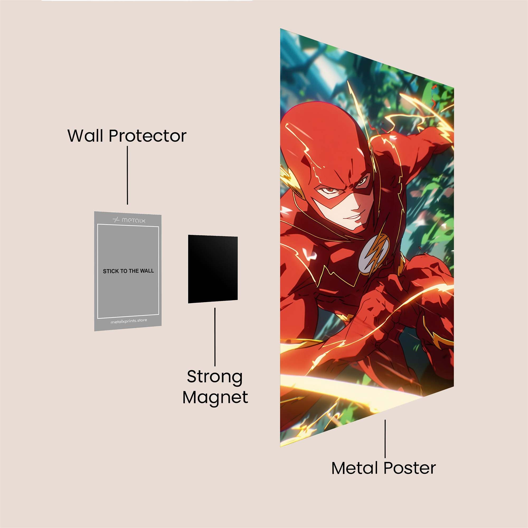 Flash Radiant Safe Wall Magnetic / M