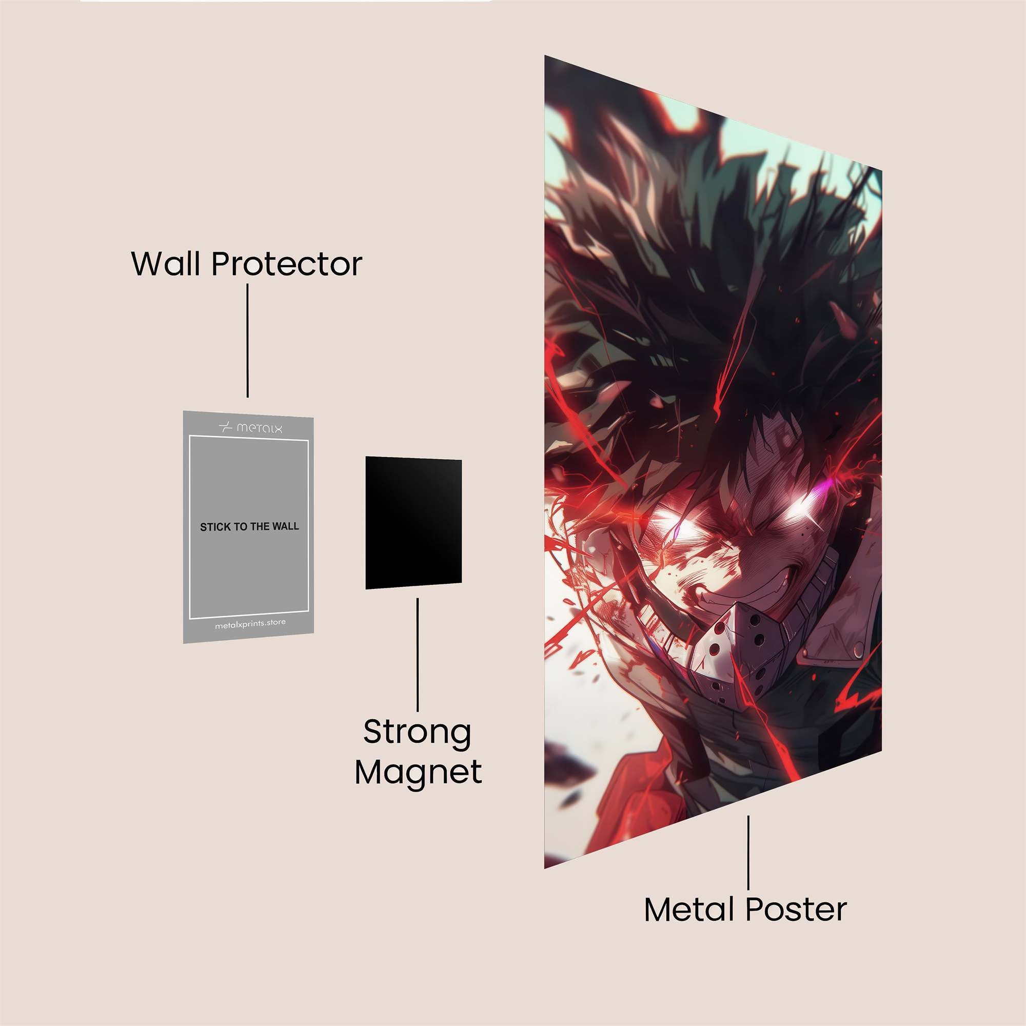 Izuku Frenzy Safe Wall Magnetic / M