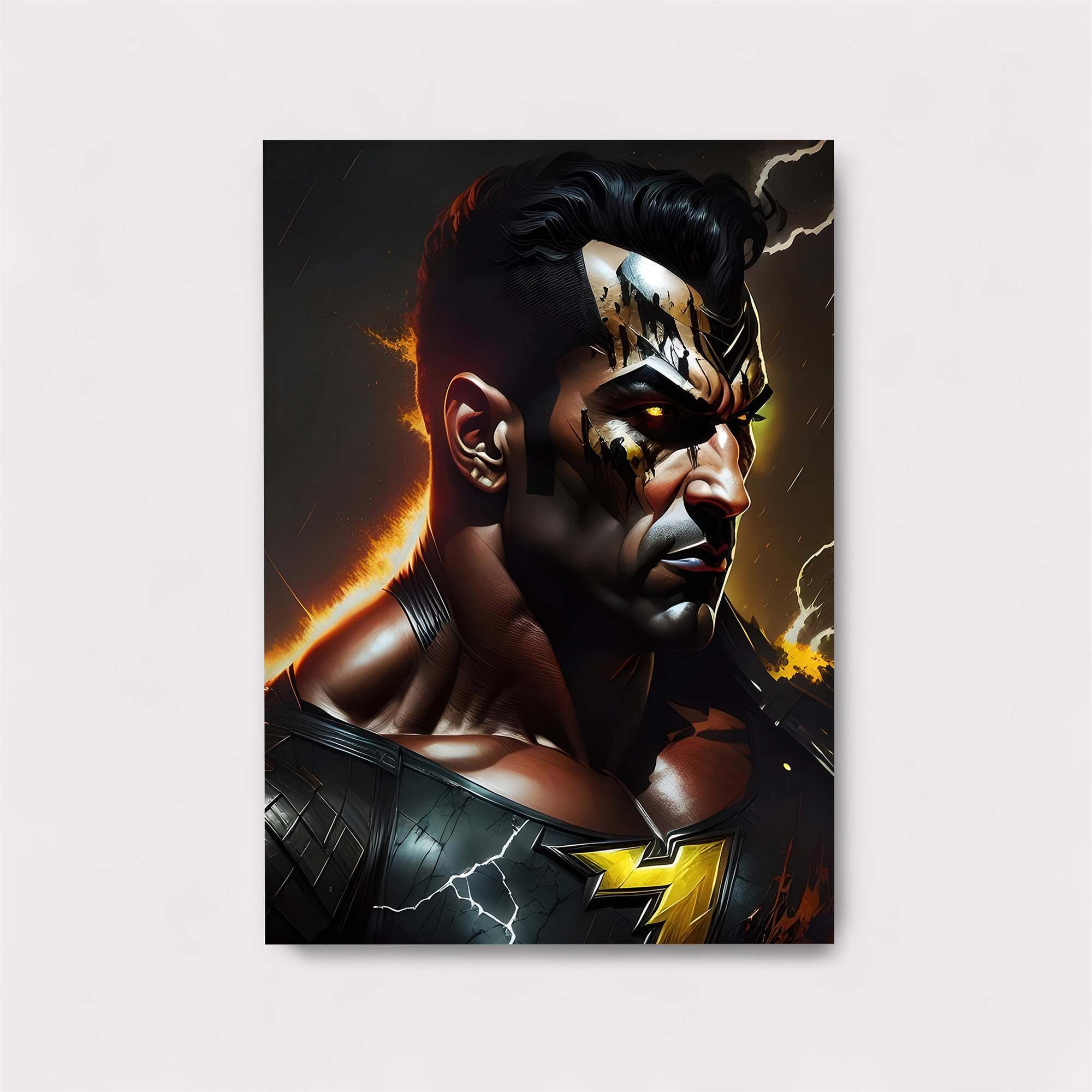 Black Adam Ferocious Safe Wall Magnetic / M