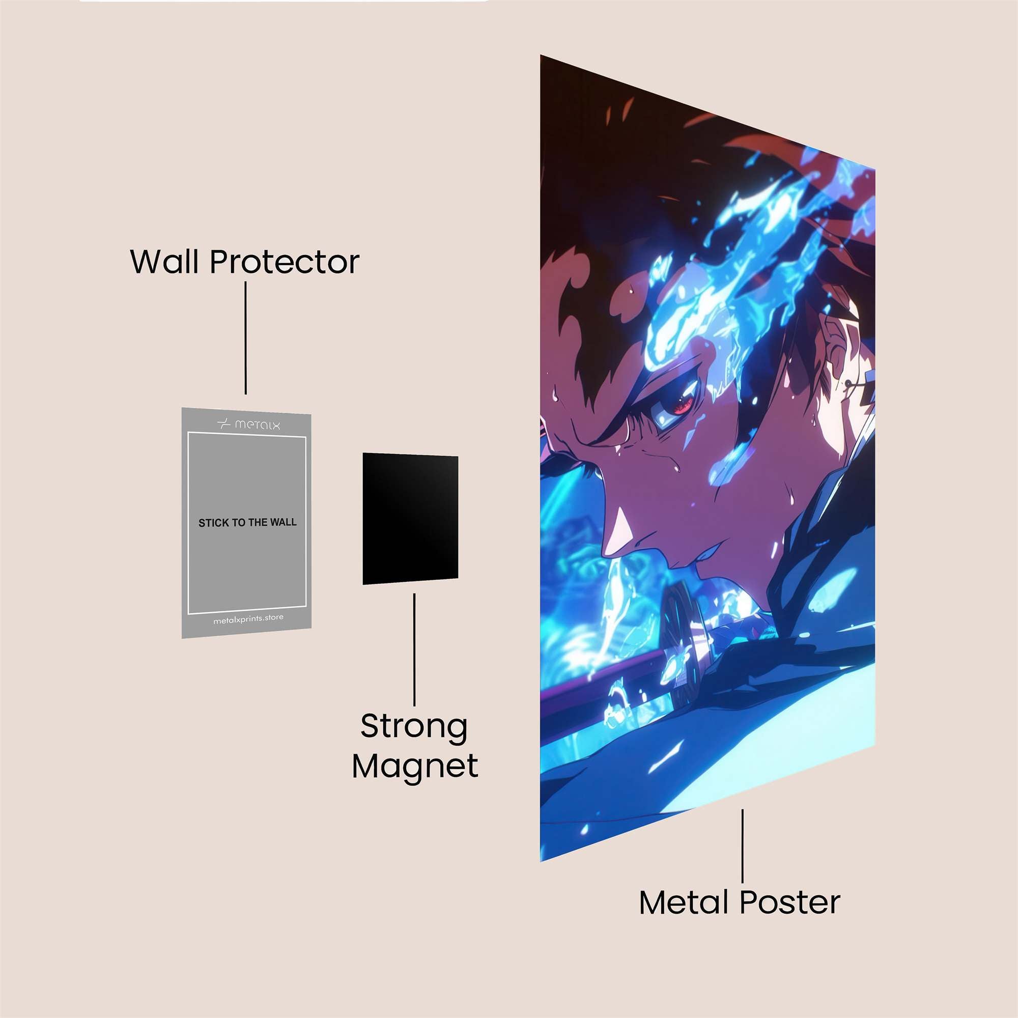 Tanjiro Resolute Safe Wall Magnetic / M