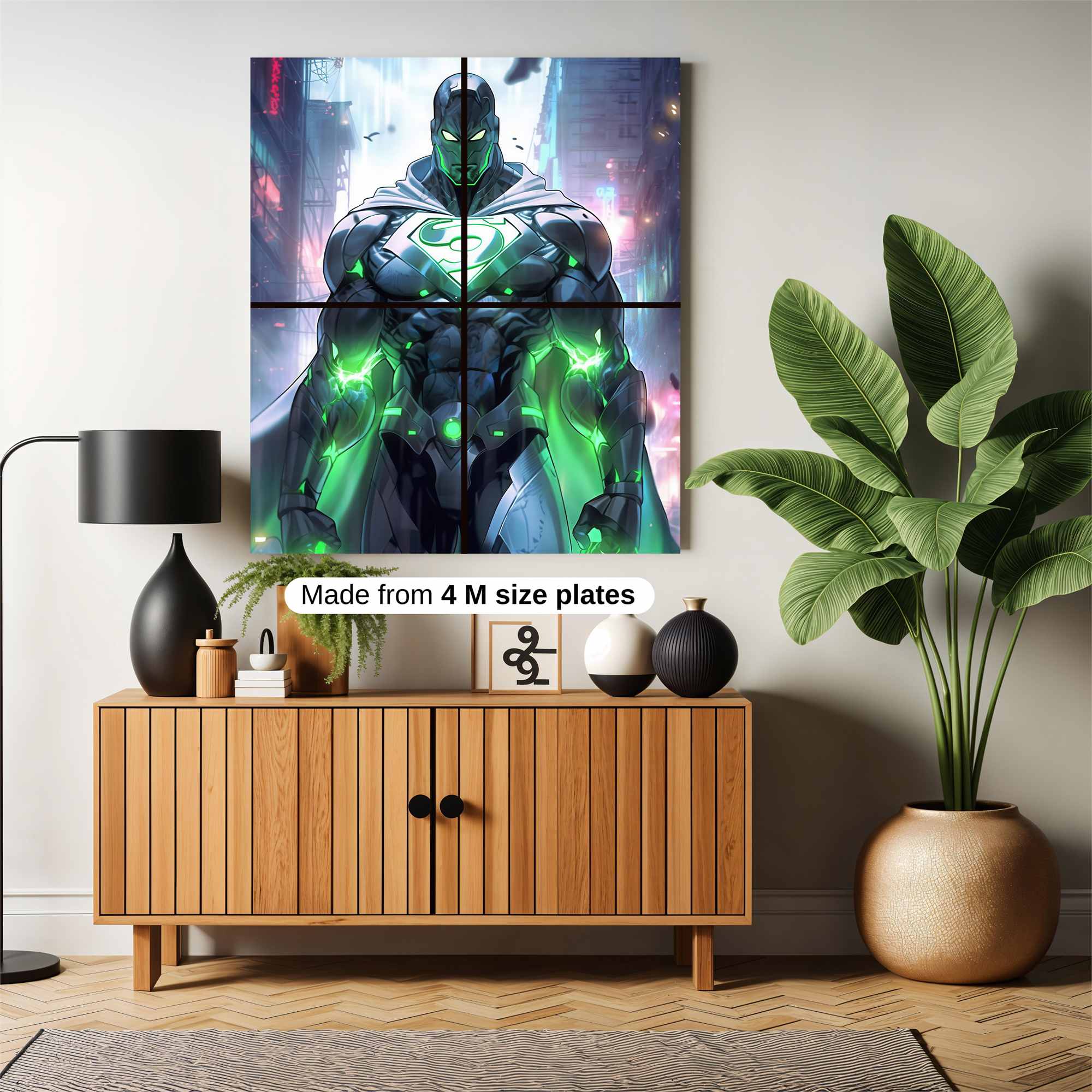 Superman Radiant Safe Wall Magnetic / M