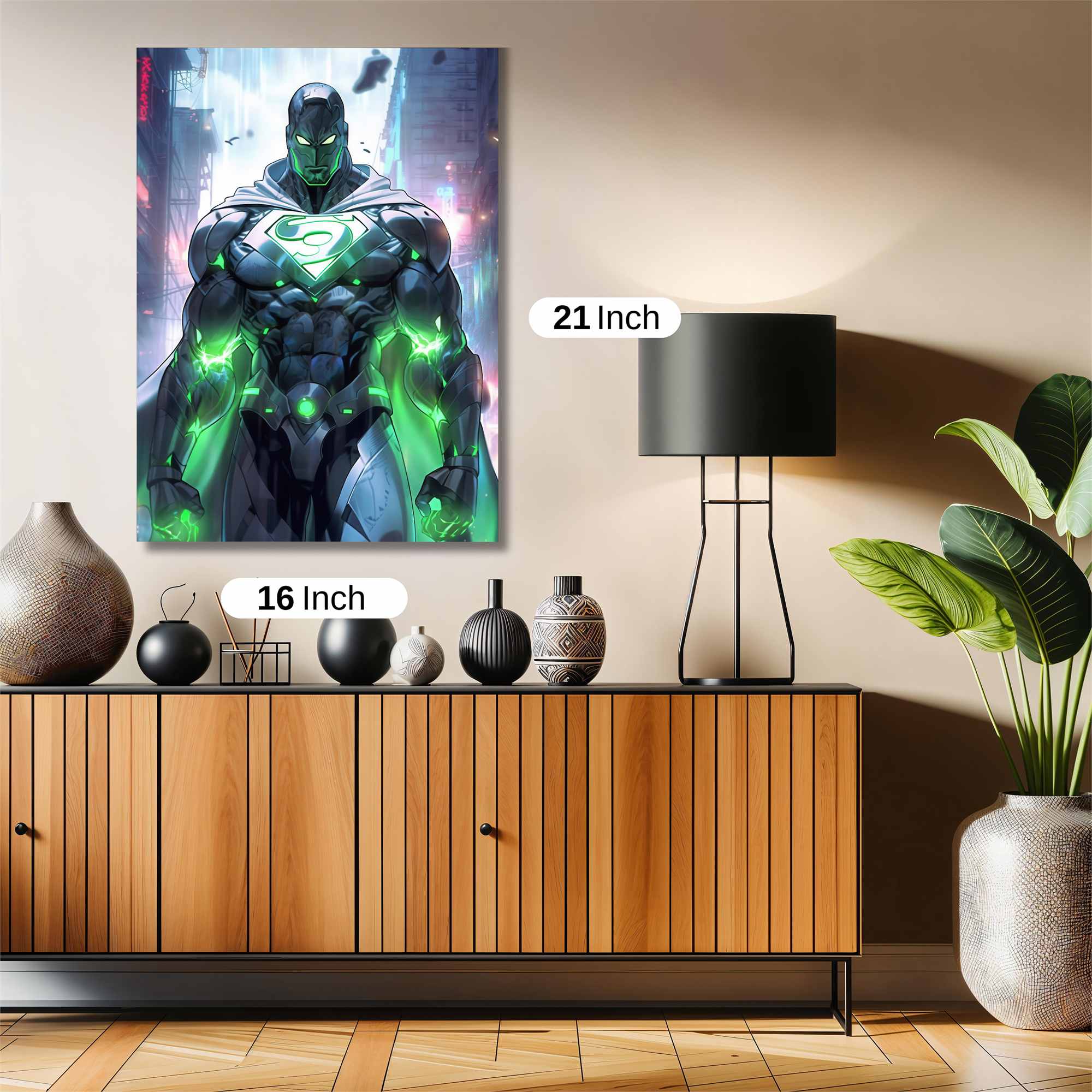Superman Radiant Safe Wall Magnetic / M