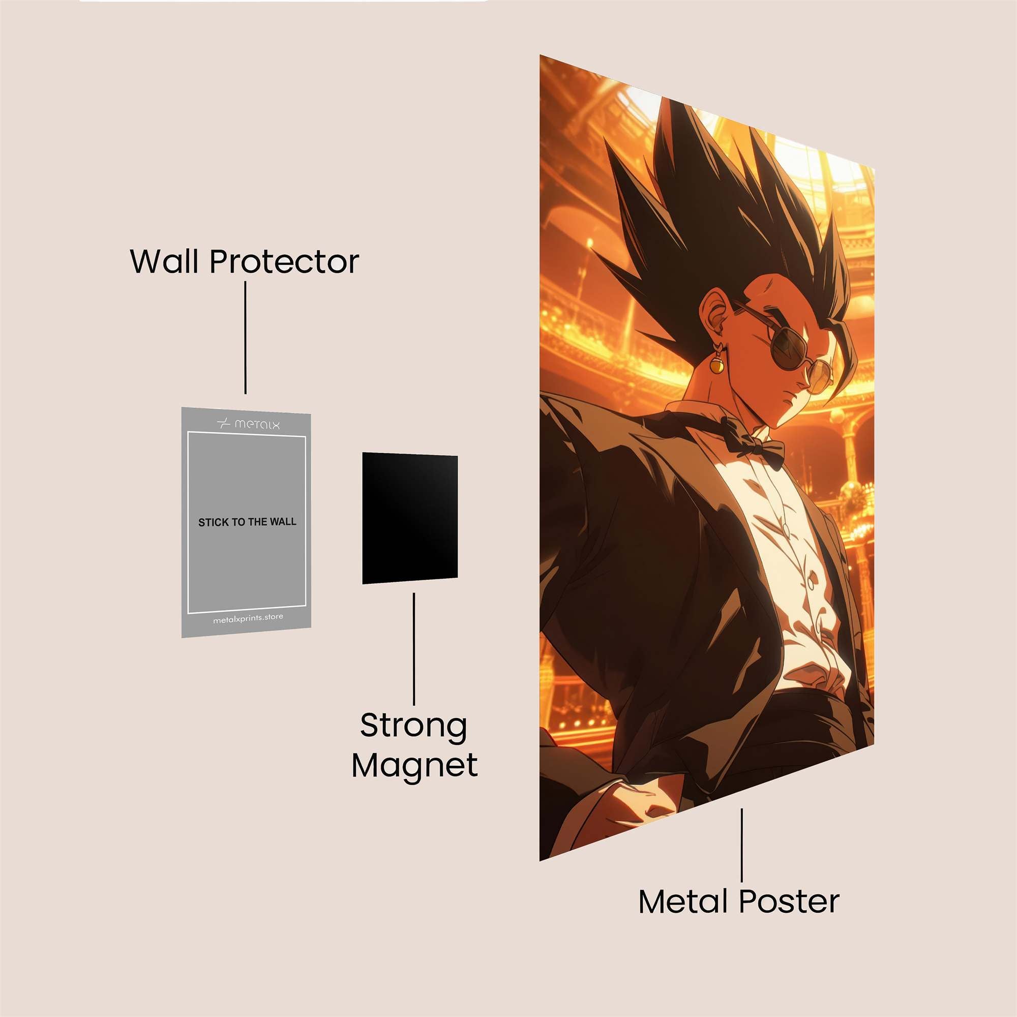 Vegeta Vogue Safe Wall Magnetic / M