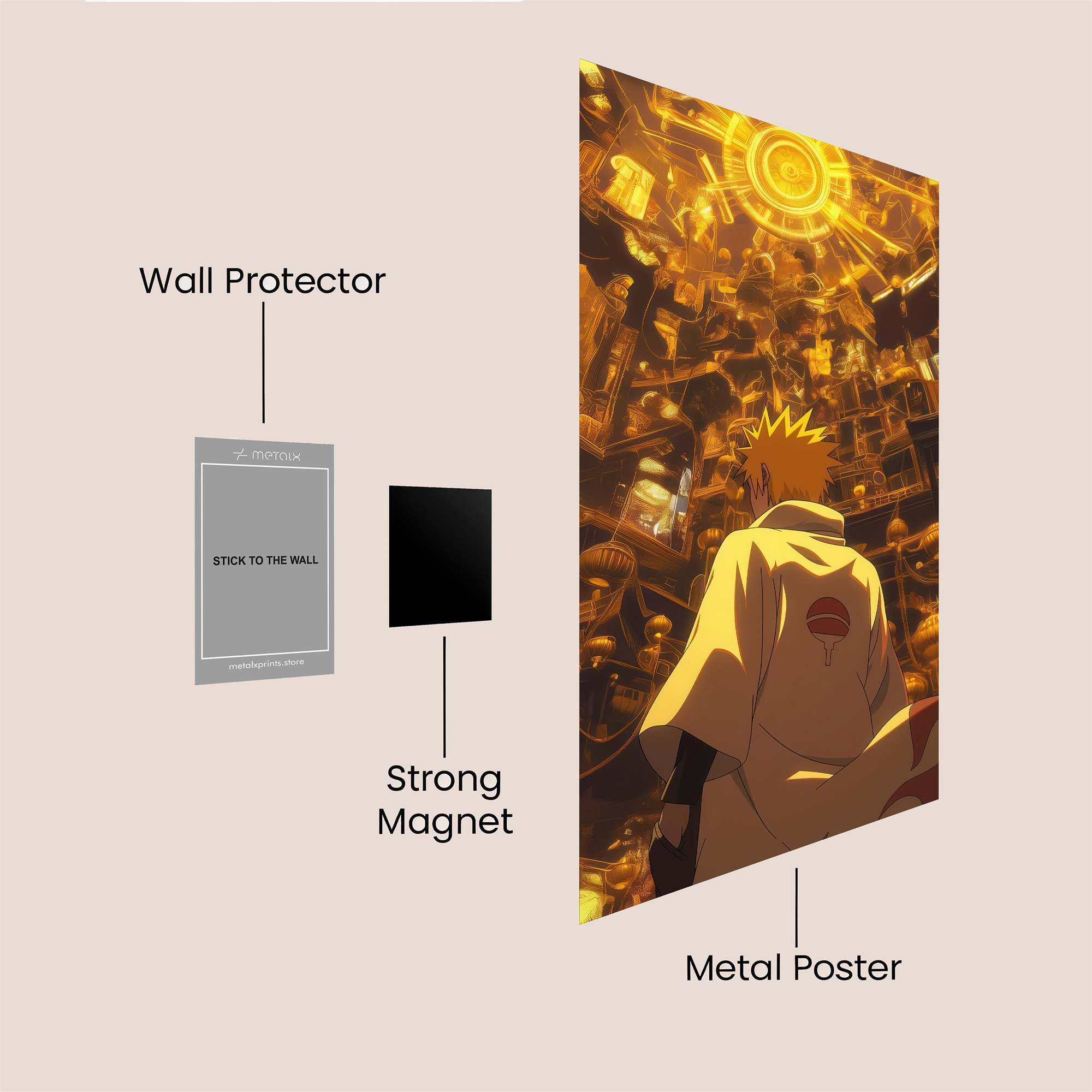 Naruto Radiant Safe Wall Magnetic / M