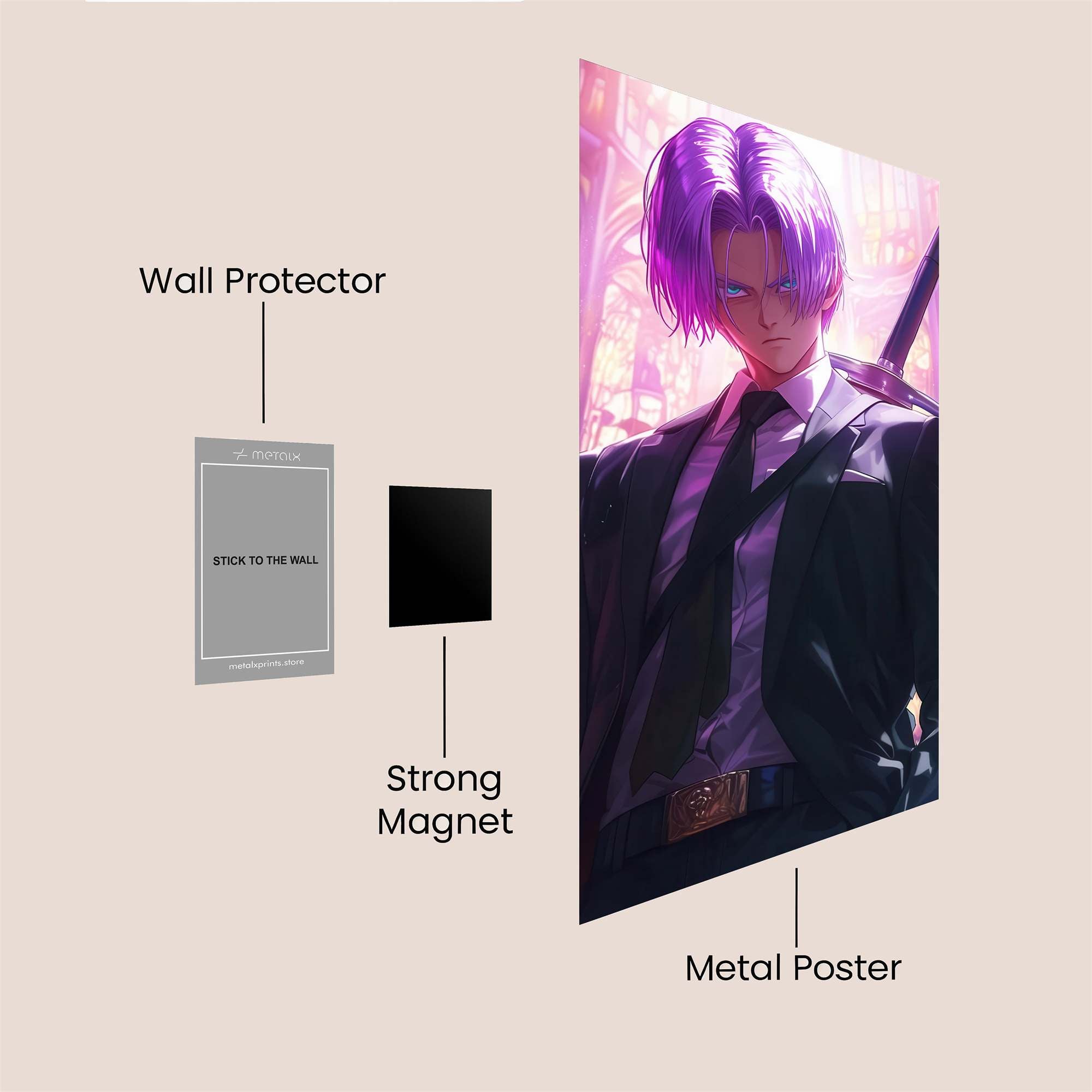 Lavender Vigil Safe Wall Magnetic / M