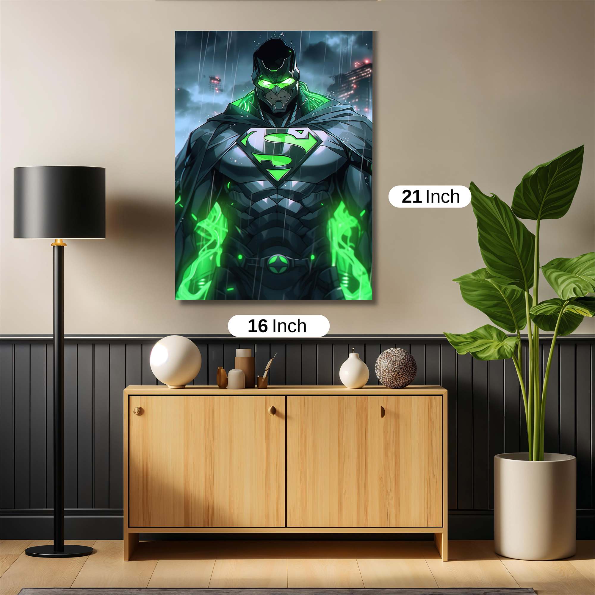 Superman Gloomy Safe Wall Magnetic / M